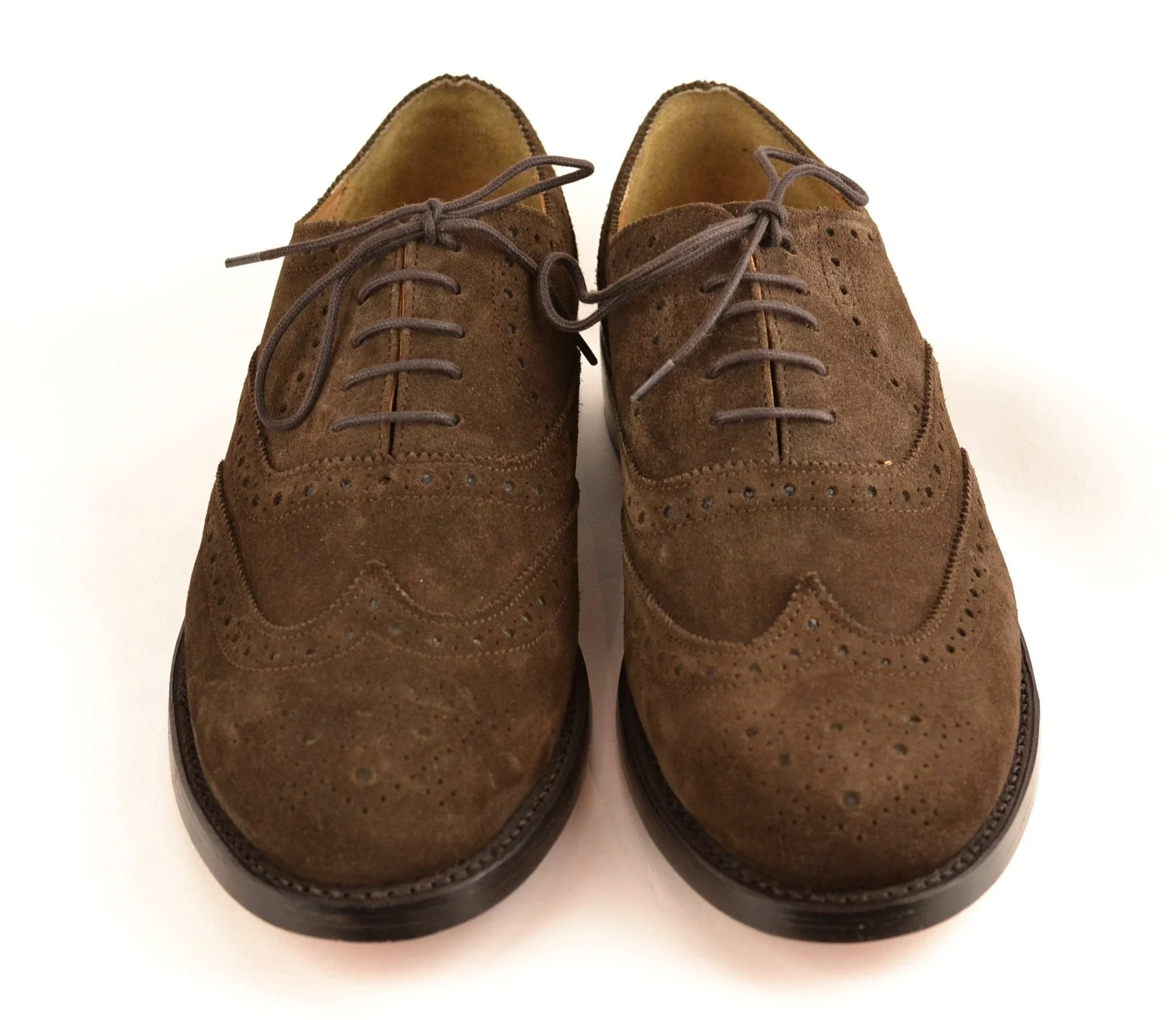 Wingtip oxford |  Choc | Suede - Image 4
