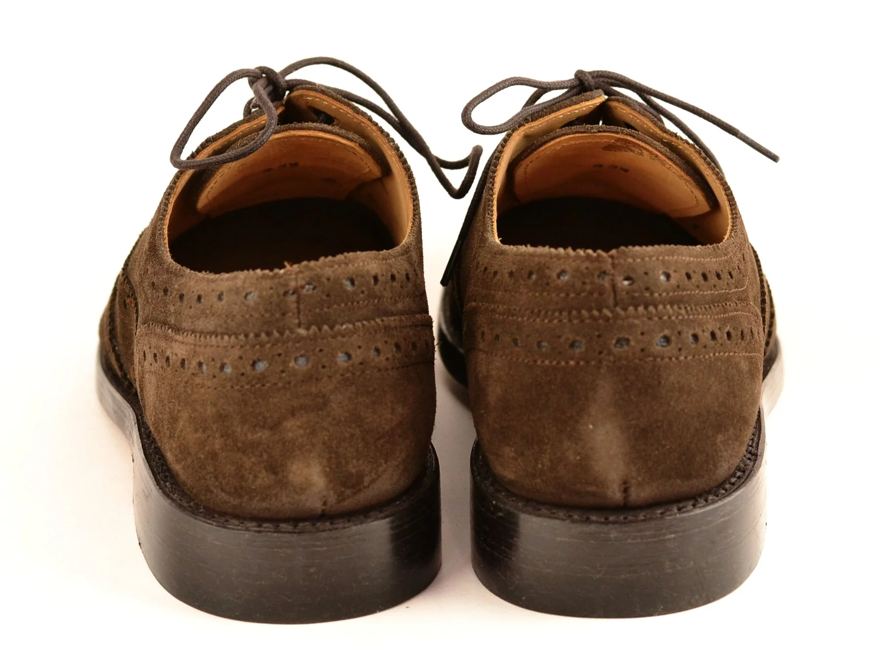 Wingtip oxford |  Choc | Suede - Image 5