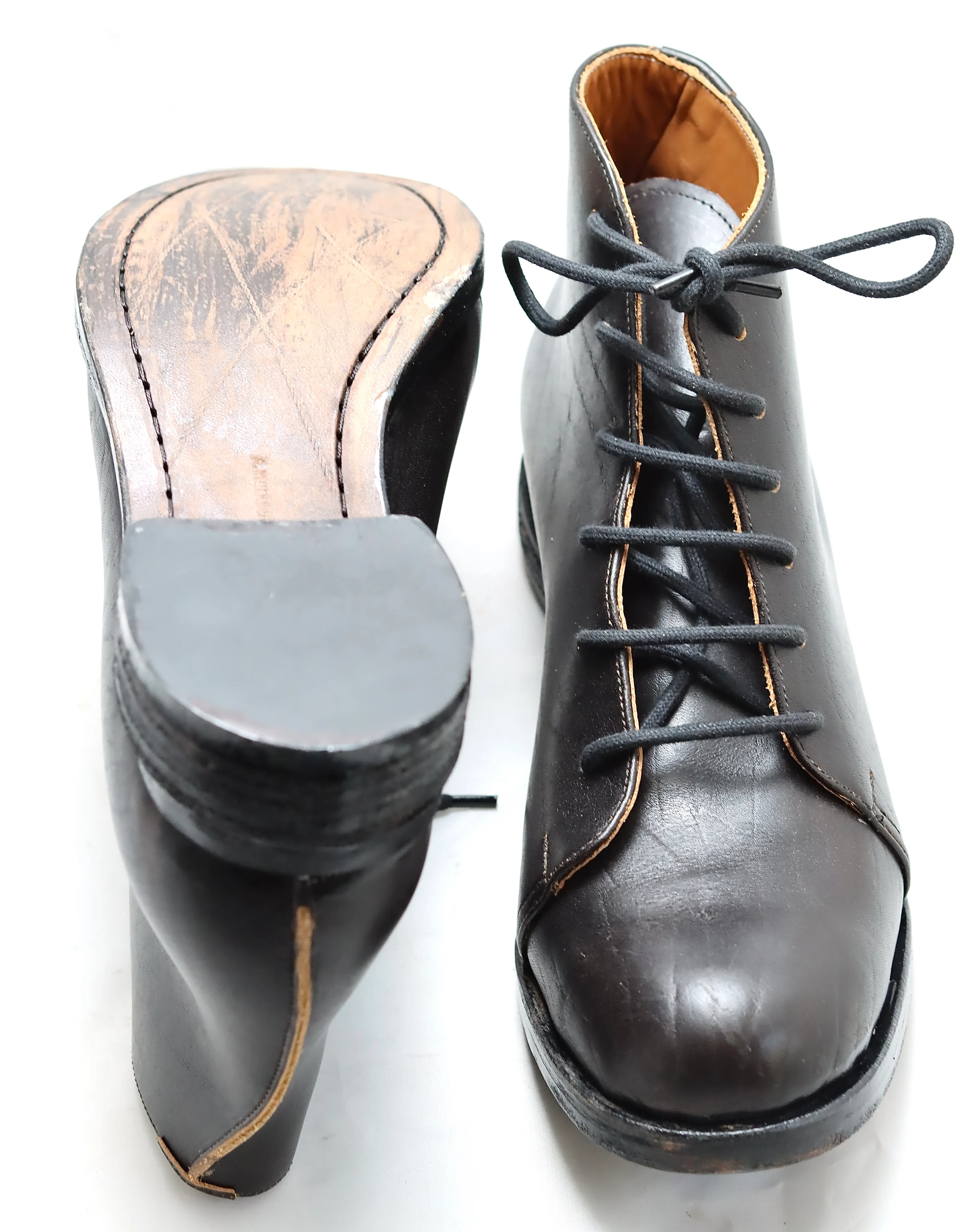 Asym derby boot black  | standard fit - Image 3