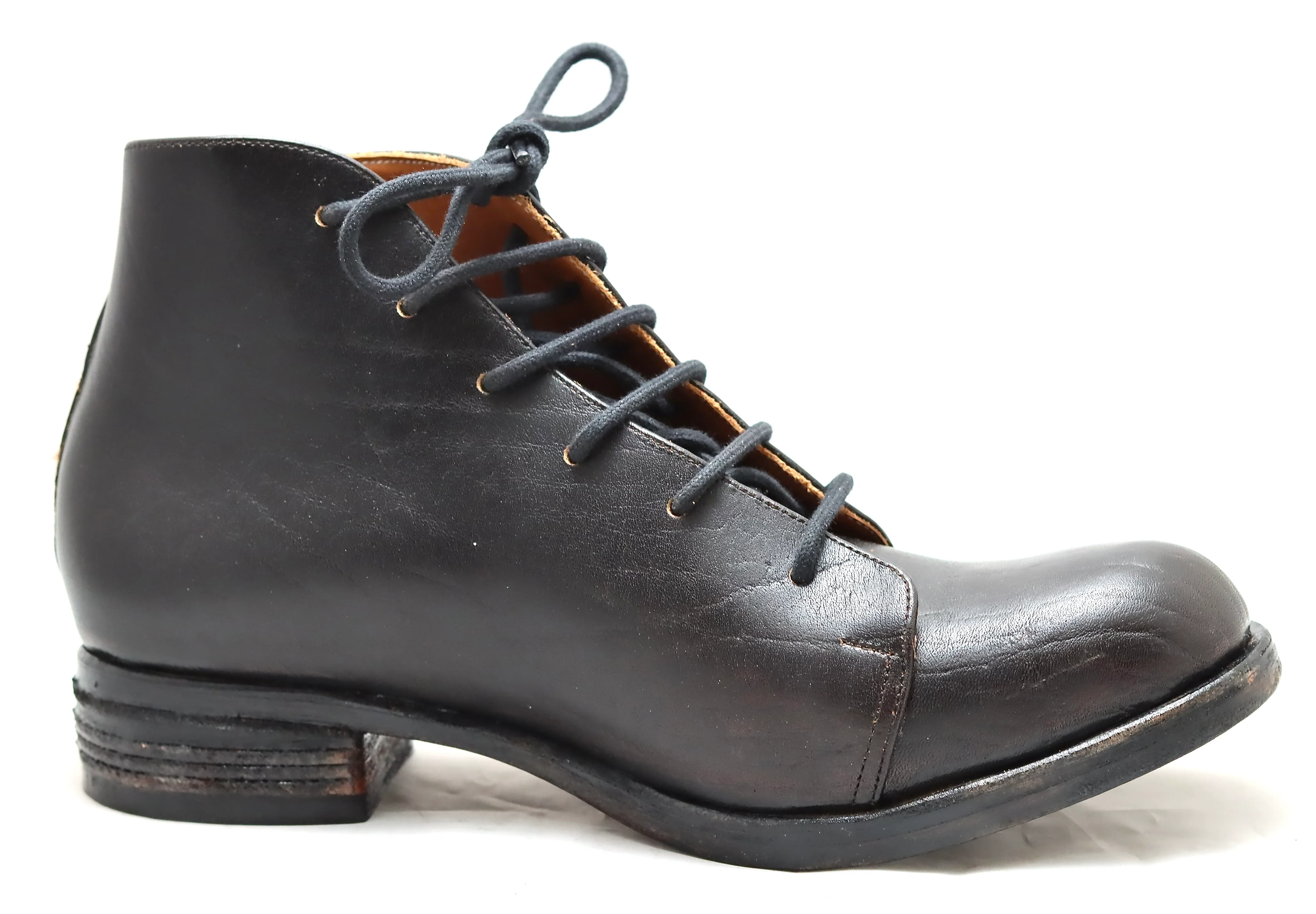 Asym derby boot black  | standard fit - Image 5