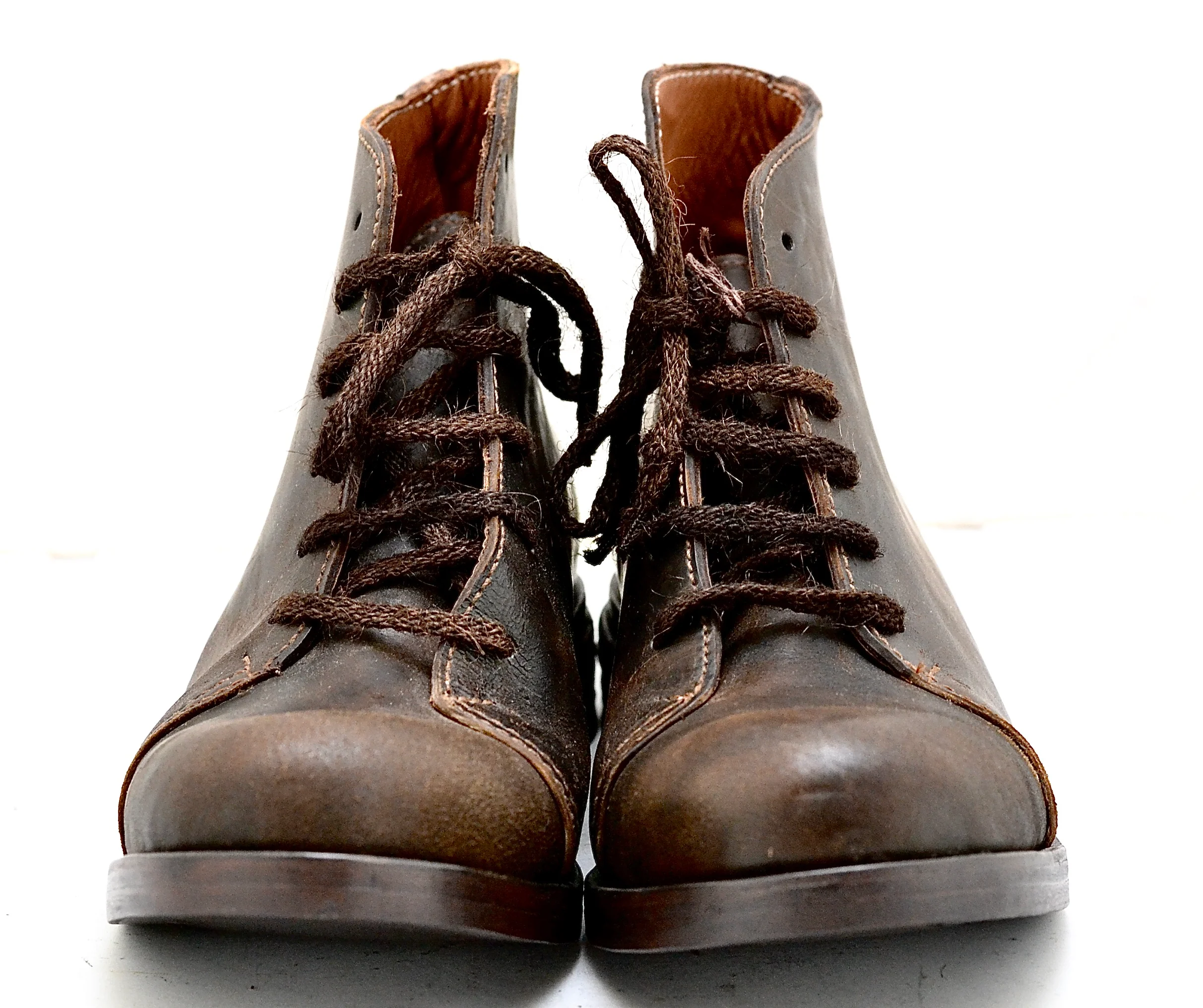 Asym derby boot | waxy choc | calf - Image 3