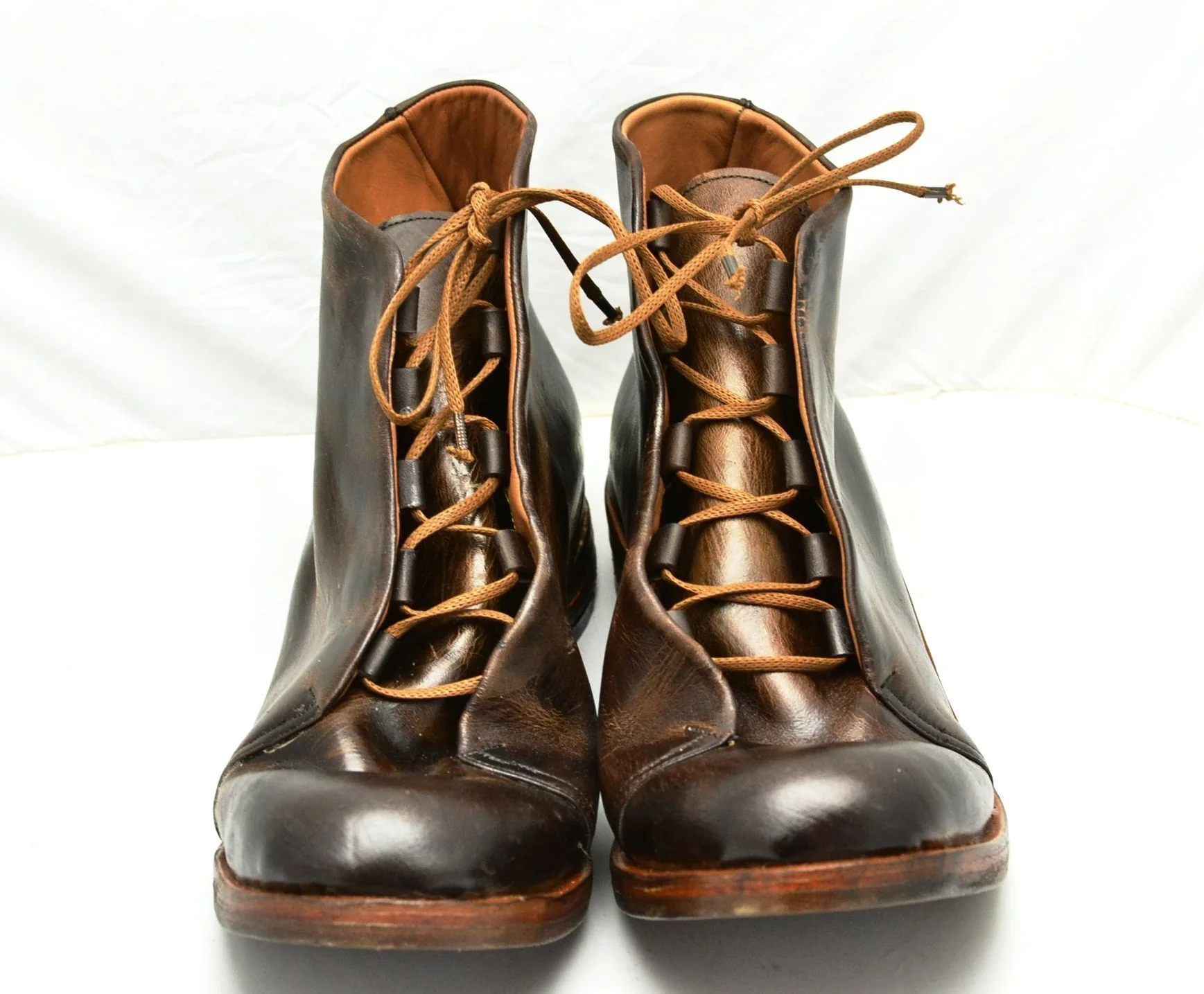 Asym derby boot  |  Burnt choc | cordovan - Image 3