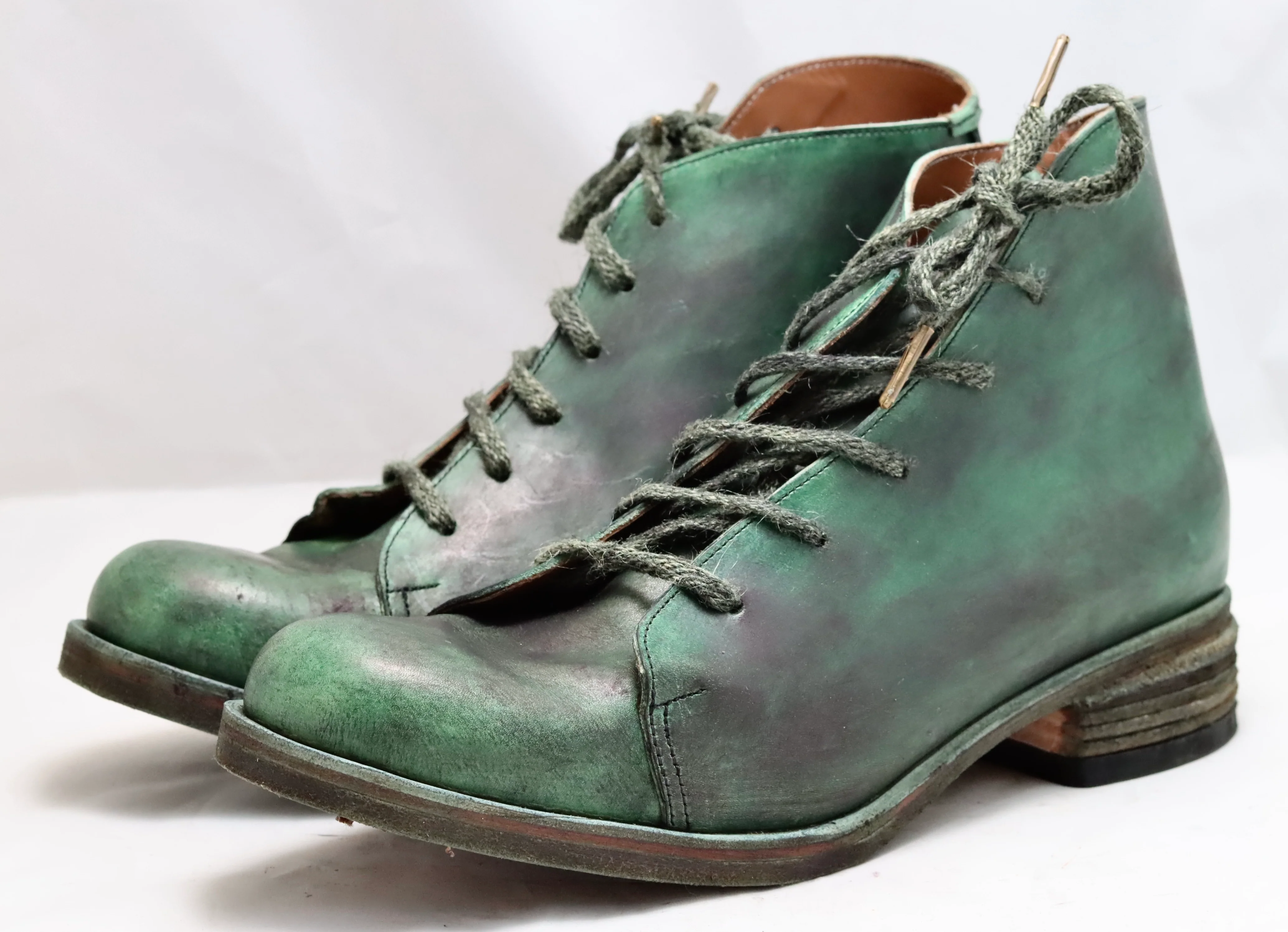 Asym derby boot | Dirty petrolio | horse - Image 2