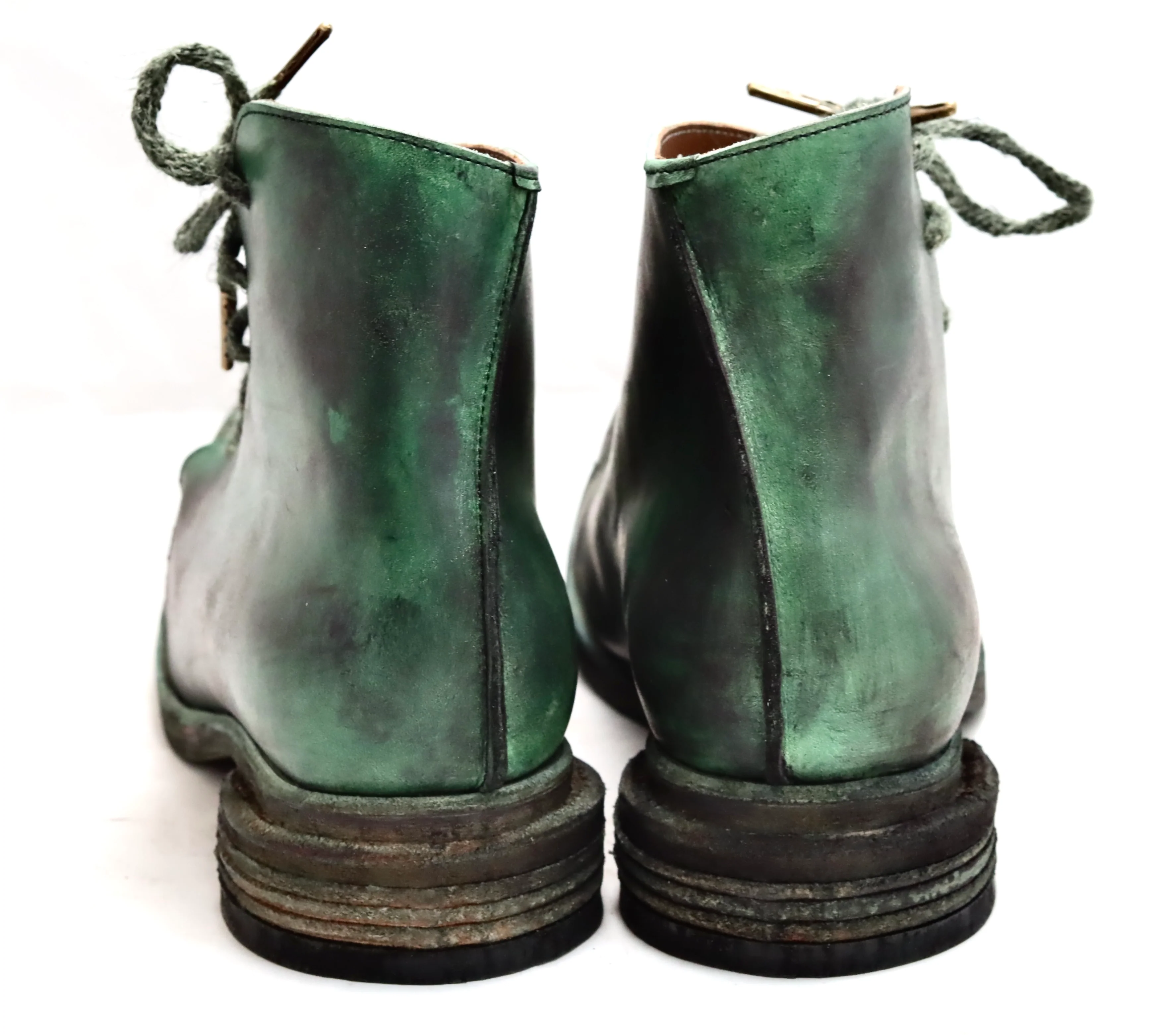 Asym derby boot | Dirty petrolio | horse - Image 5