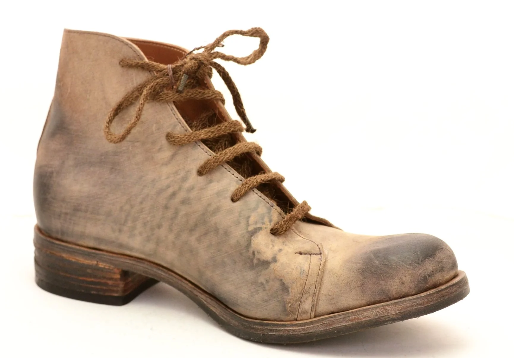 Asym derby boot  |  rev choc cordovan - Image 5