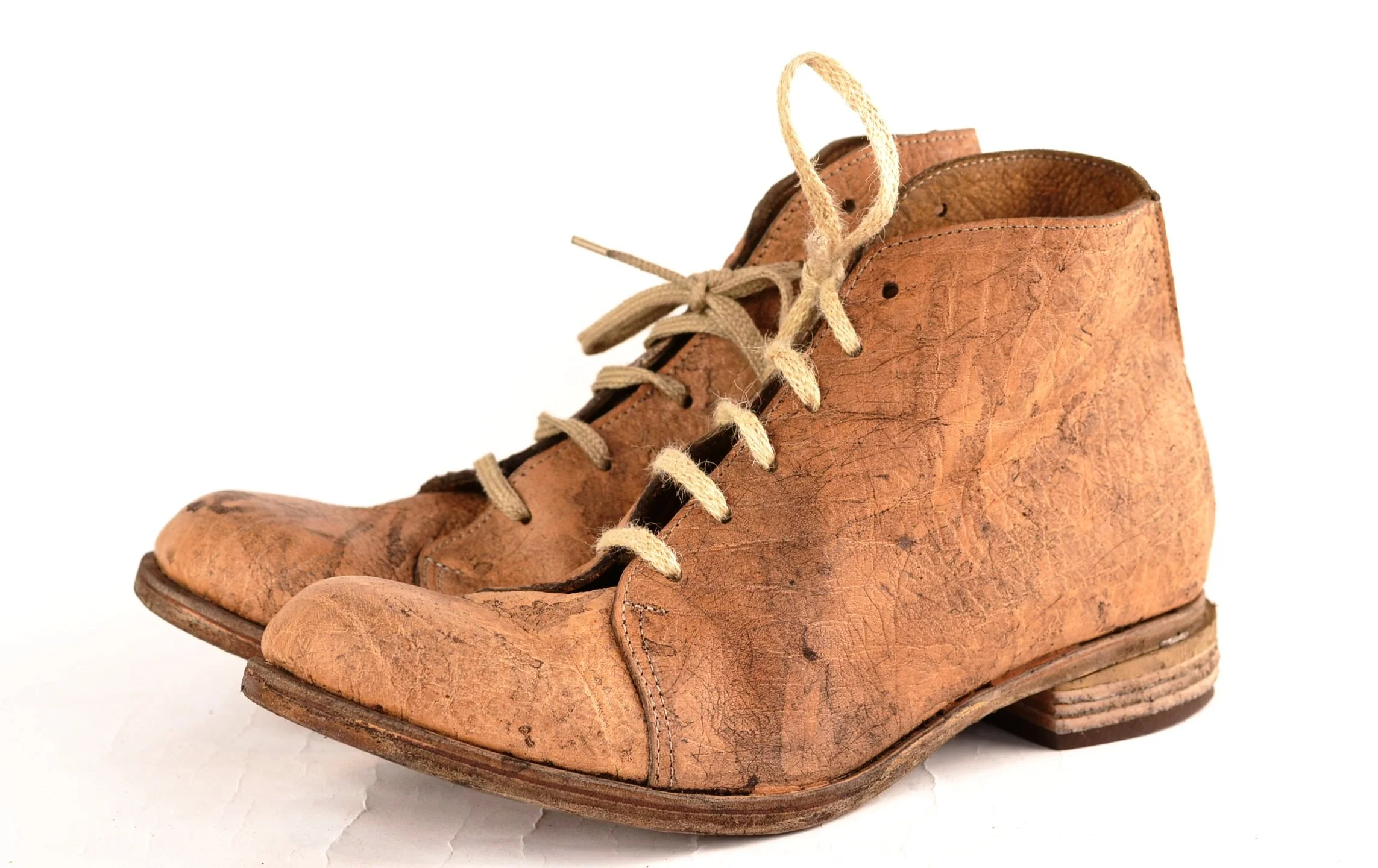 Asym derby boot  |  reverse bison stain - Image 3