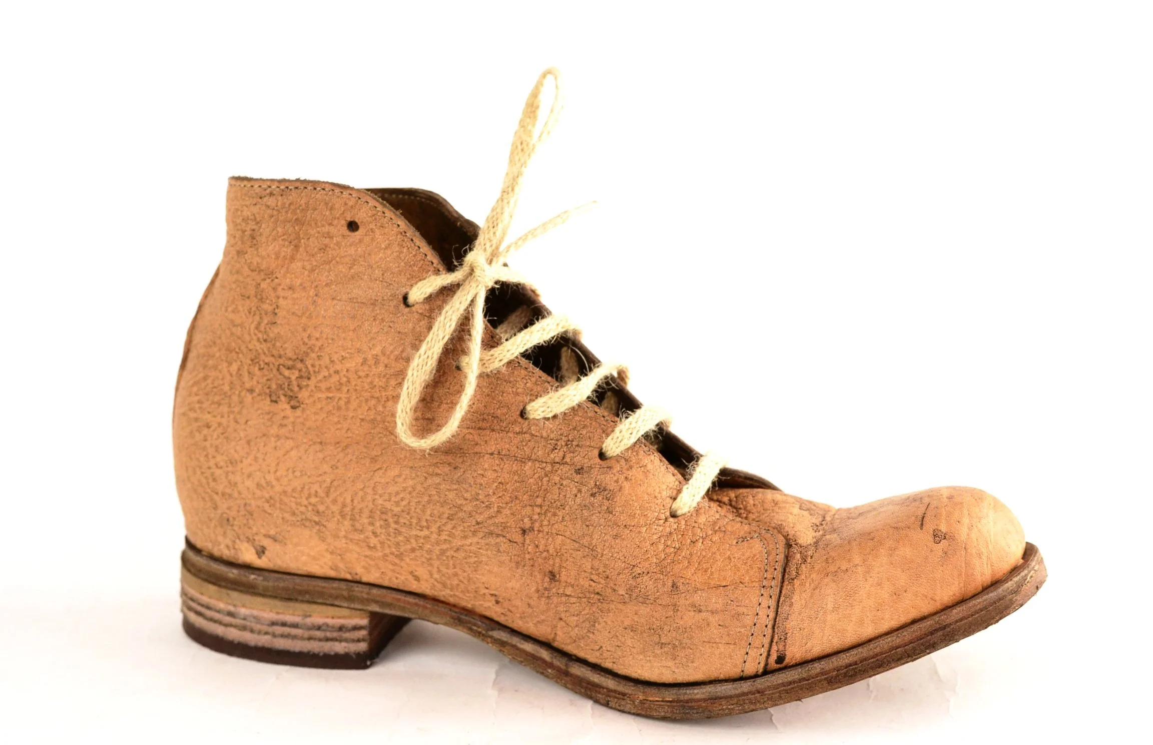 Asym derby boot  |  reverse bison stain - Image 6