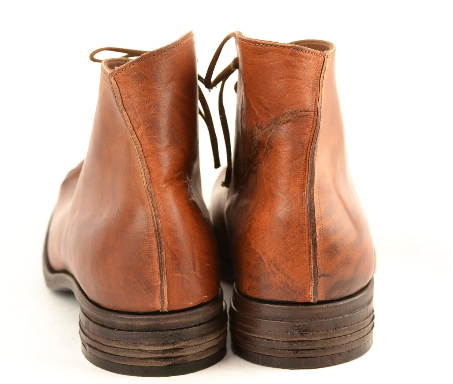 Wrestler boot  | reverse cognac cordovan - Image 5