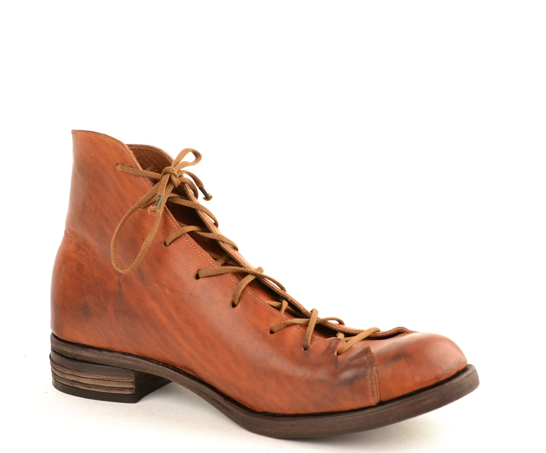 Wrestler boot  | reverse cognac cordovan - Image 6
