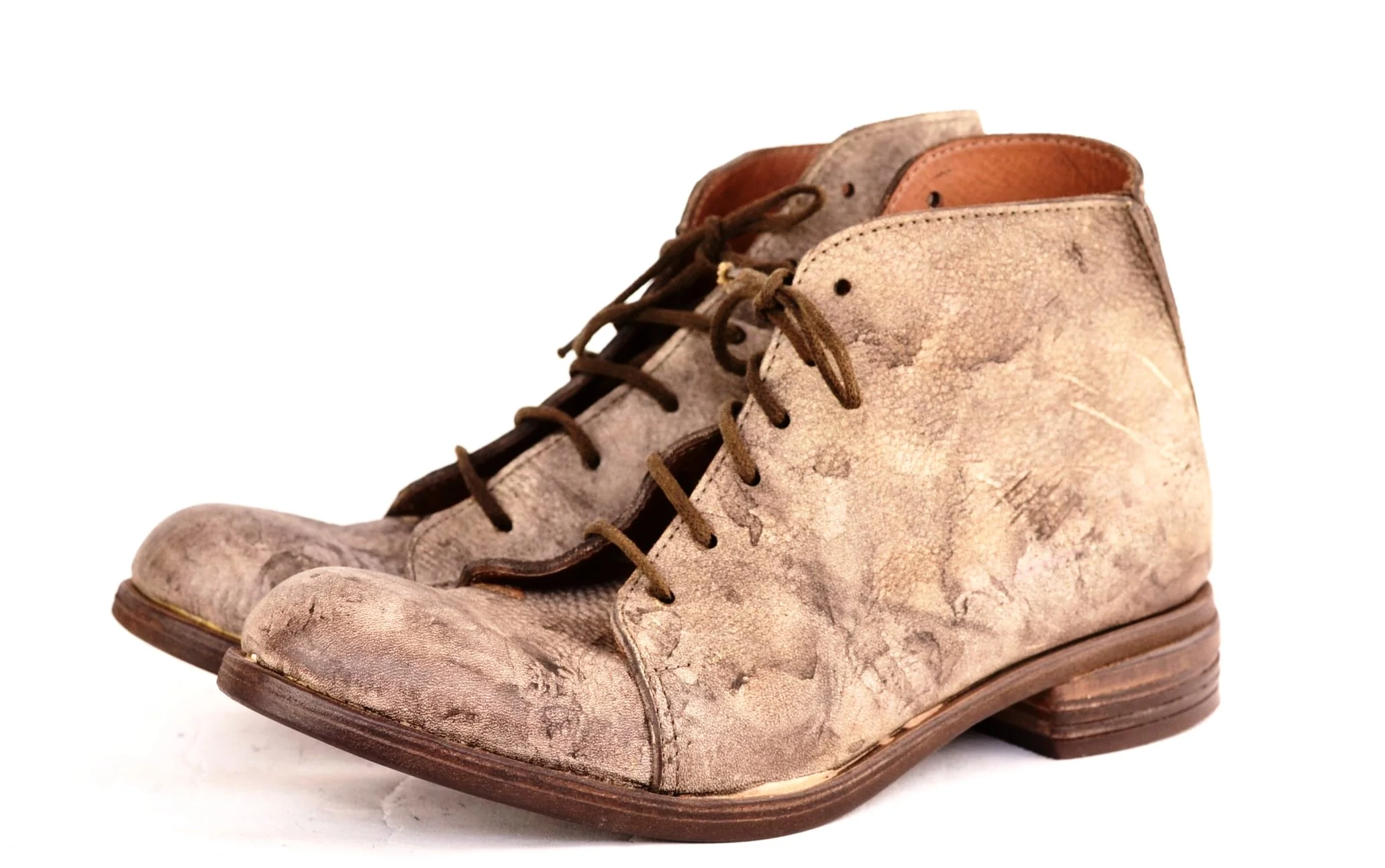 Asym derby boot  |  Yak stain - Image 3