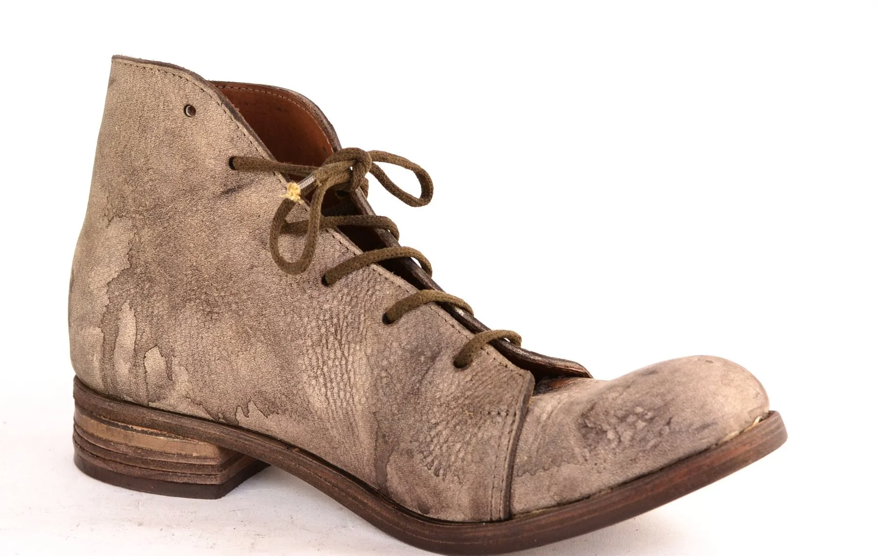Asym derby boot  |  Yak stain - Image 4