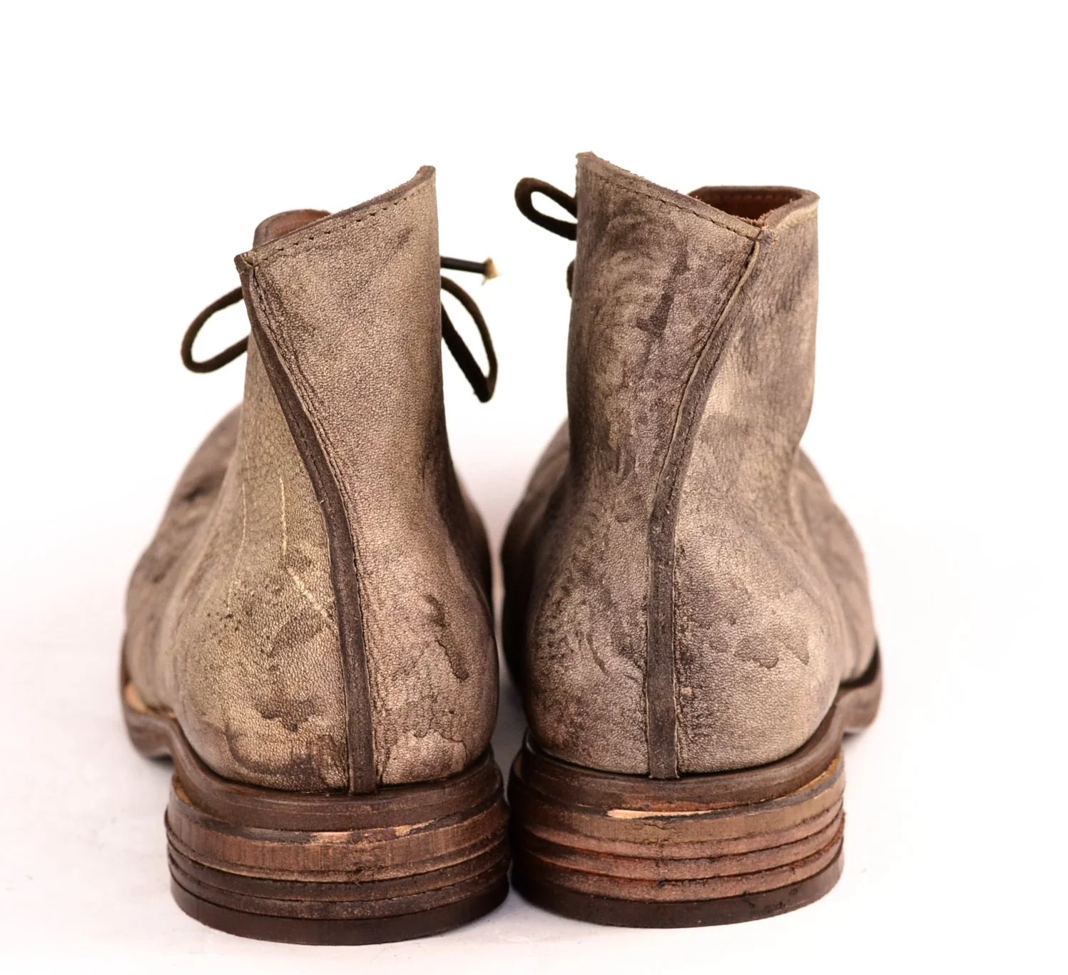Asym derby boot  |  Yak stain - Image 6