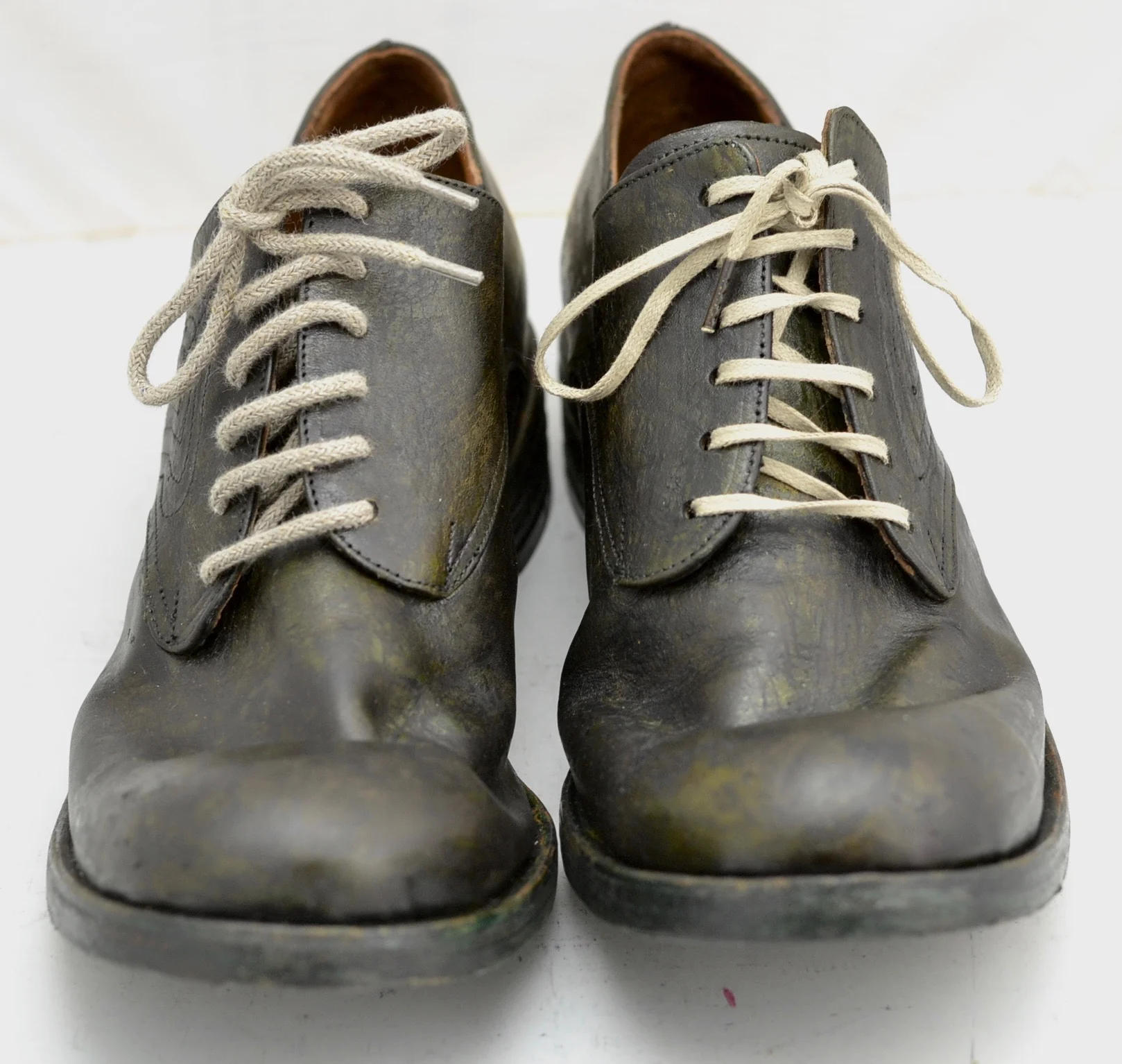 Asym derby shoe  | seaweed black cordovan - Image 3