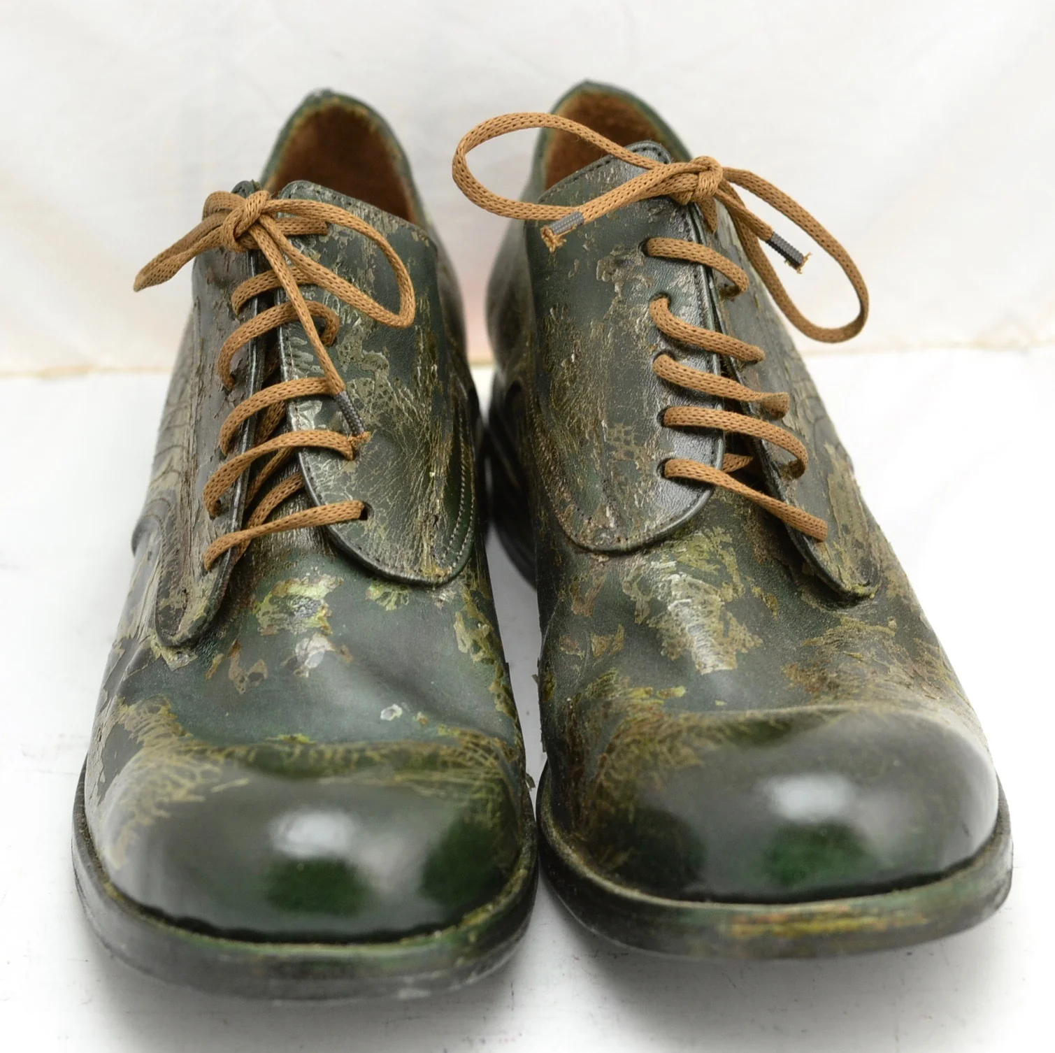 Asym derby shoe  | seaweed cordovan - Image 3