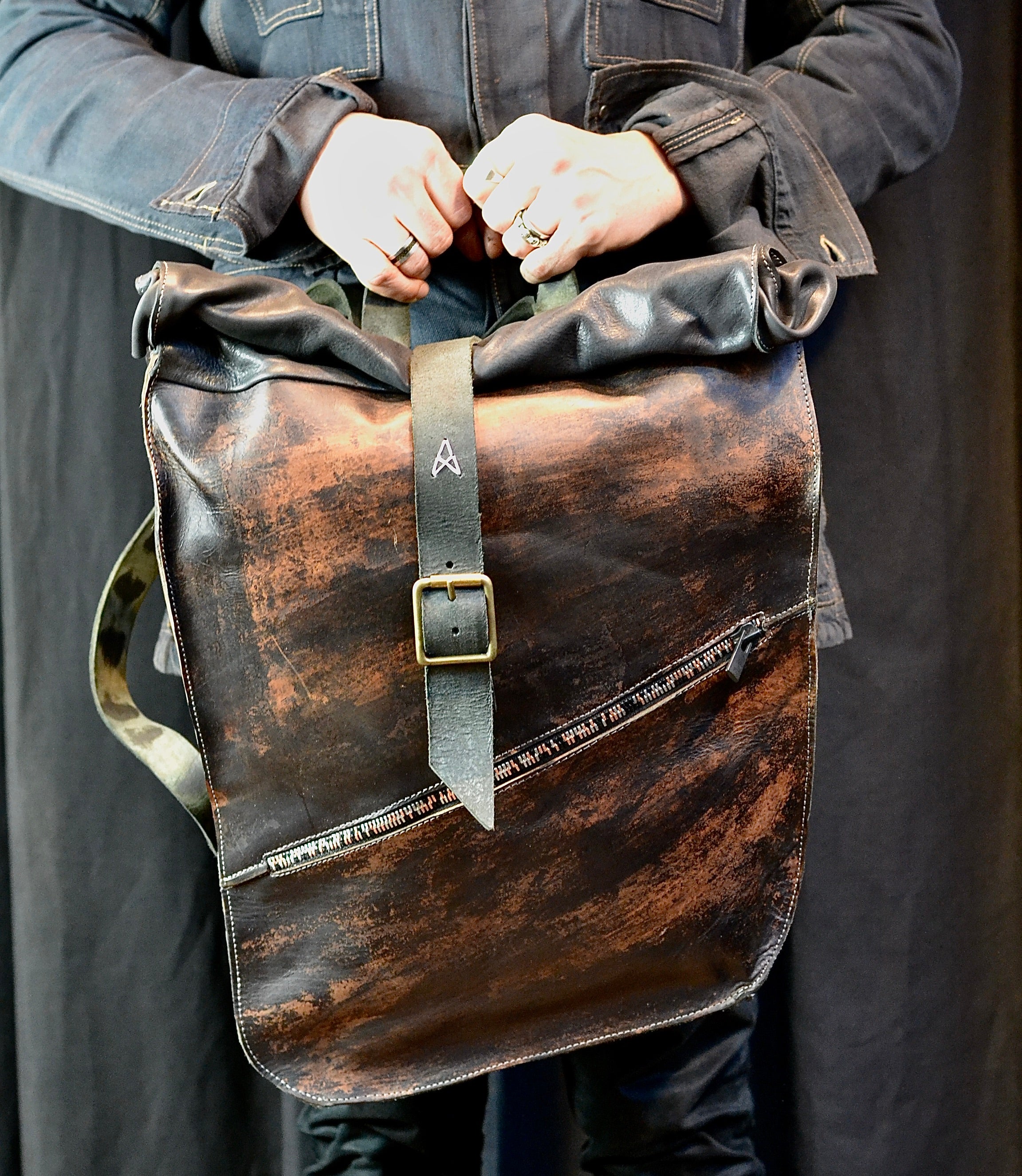 Backpack | brown/black | calf - Image 2