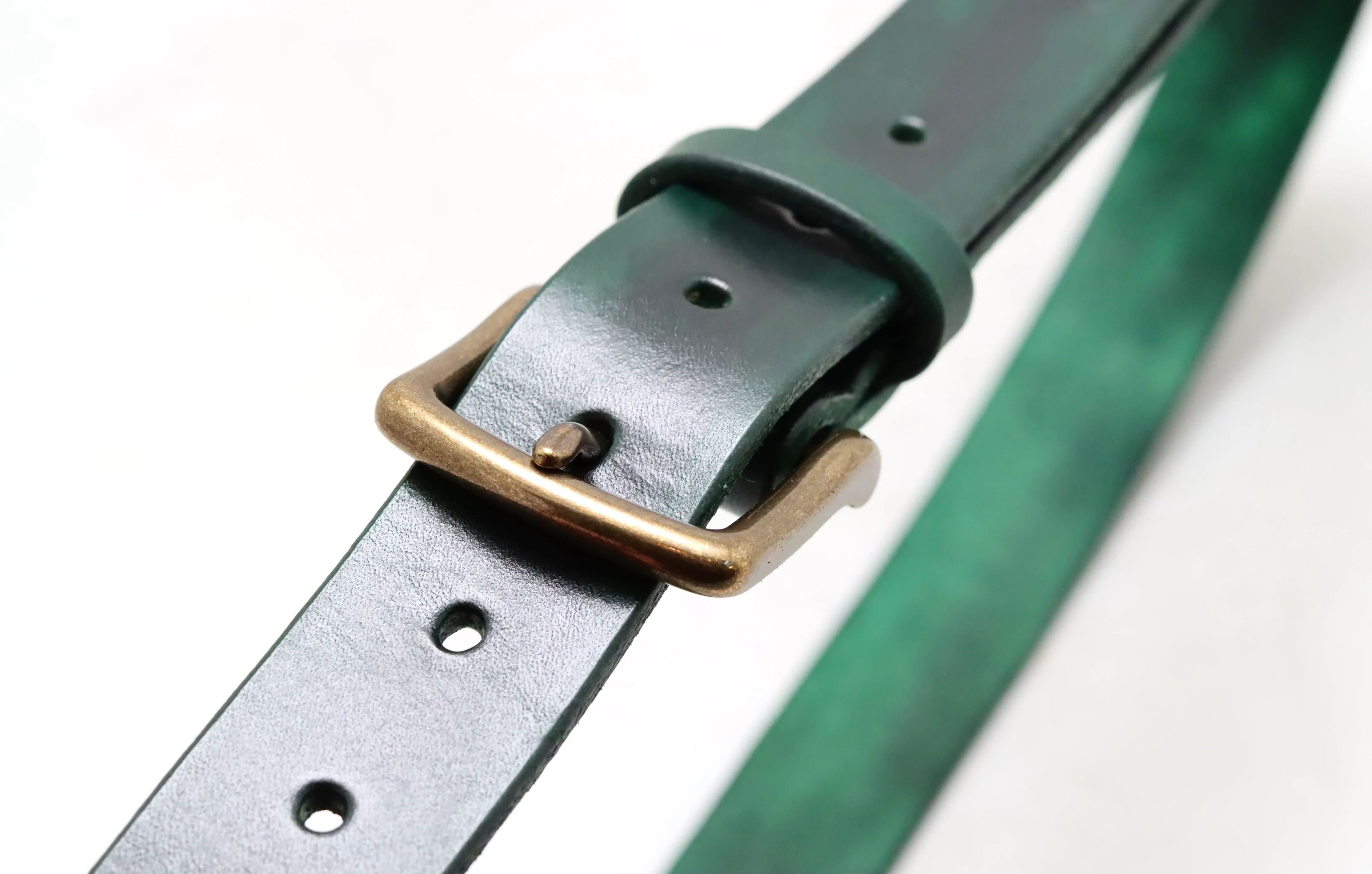 Belt | unstitched | moss | calf - Image 3