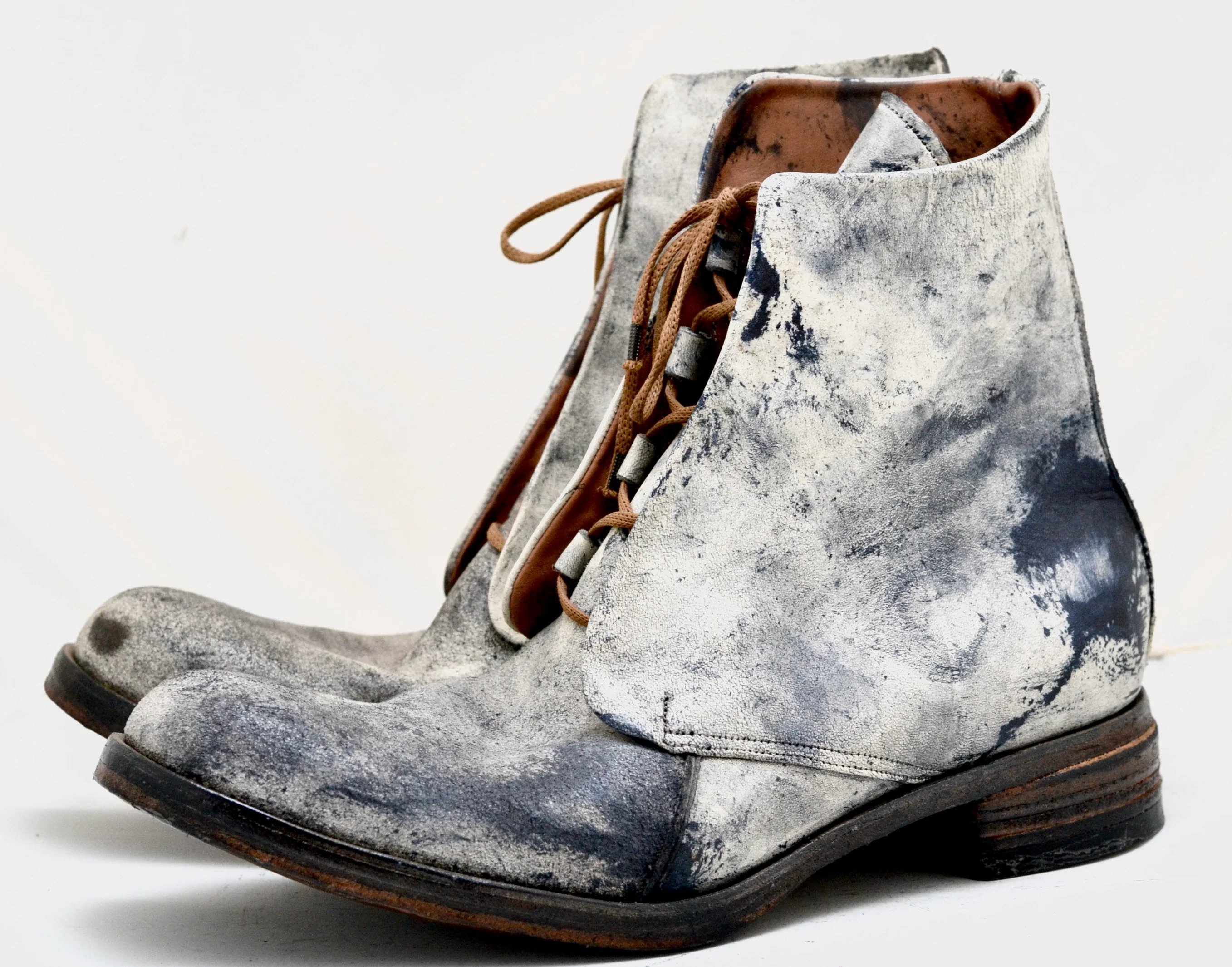 Blind lace derby boot  |  Albino stain | cordovan - Image 2