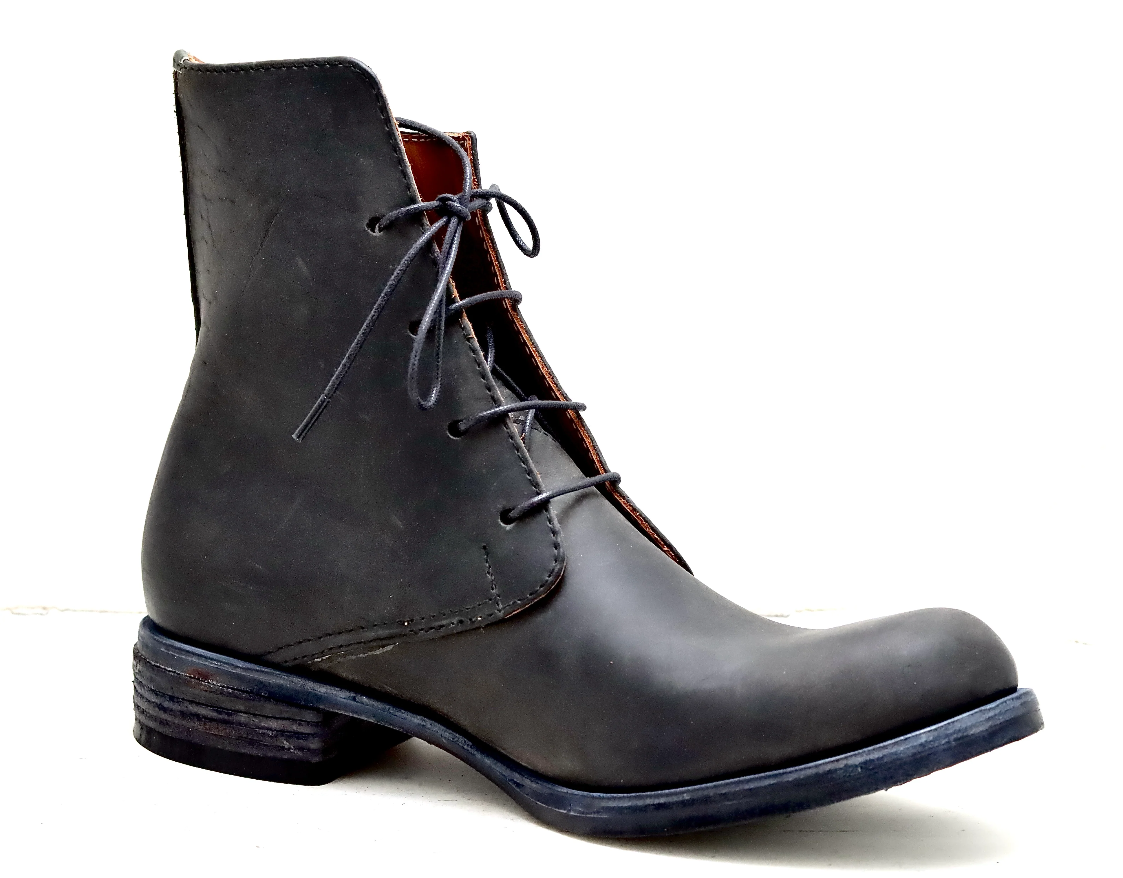 Derby Boot | Black | waxy calf - Image 3