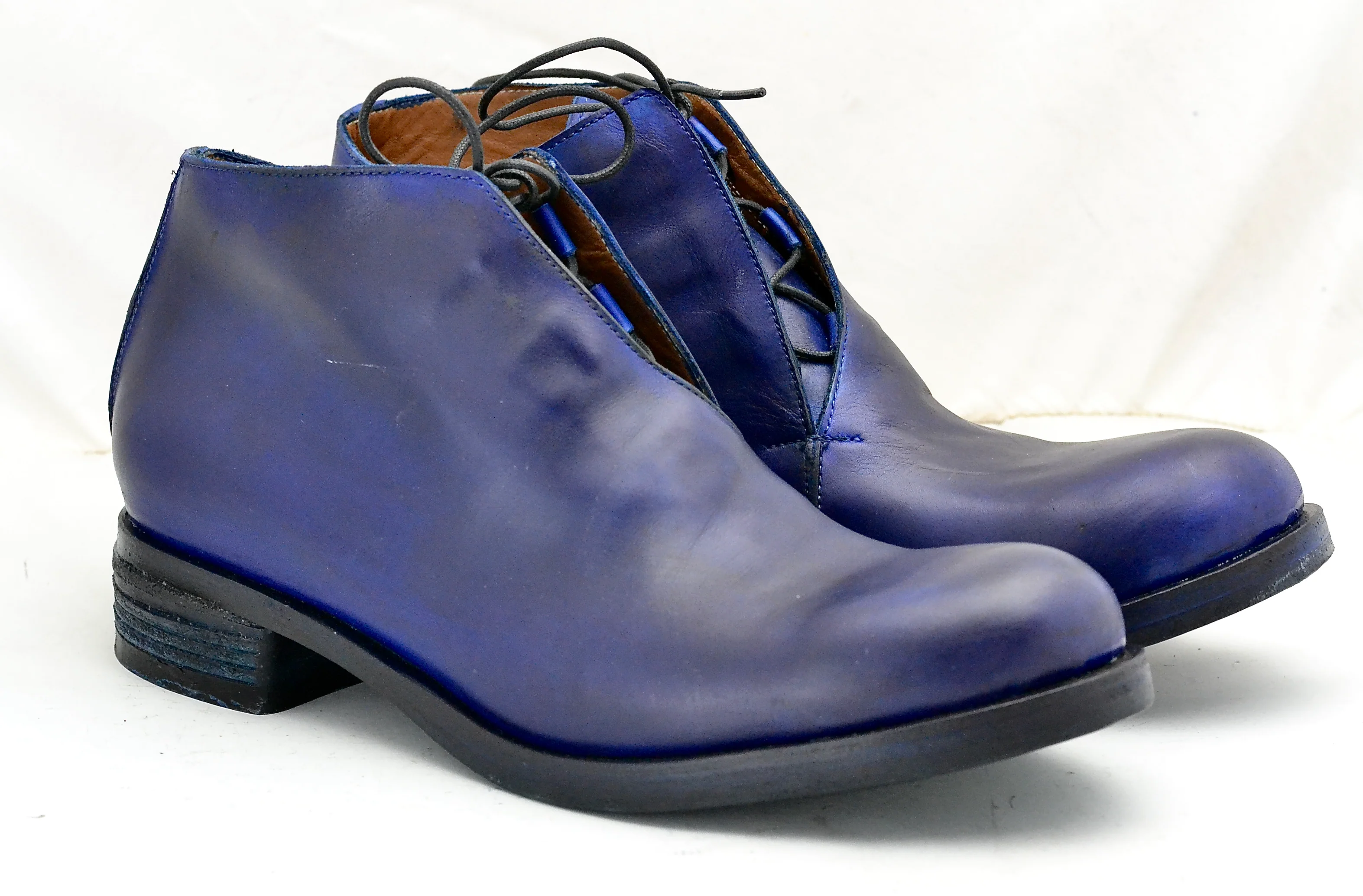 Boot blind lace | Midnight blue | calf