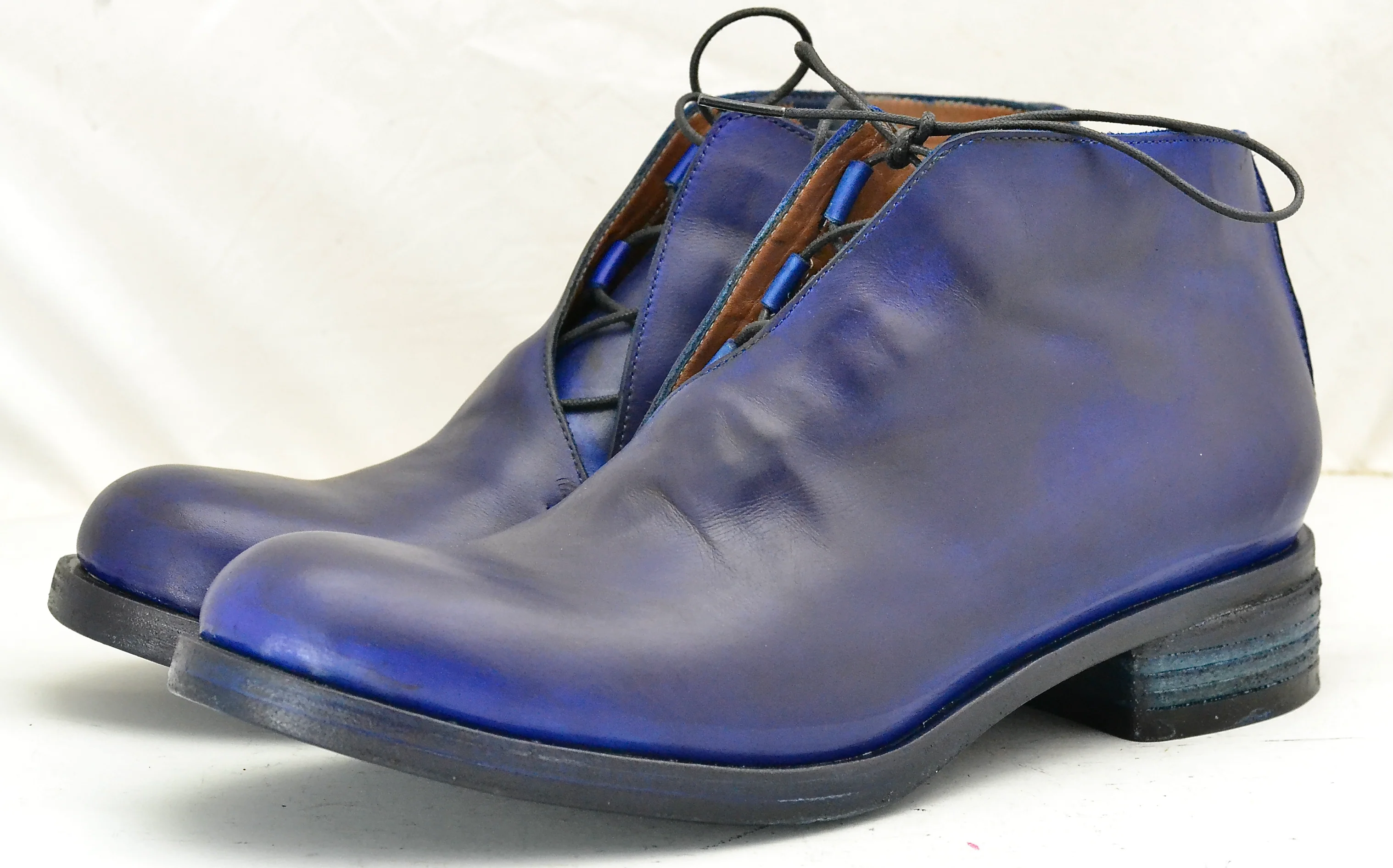 Boot blind lace | Midnight blue | calf - Image 4