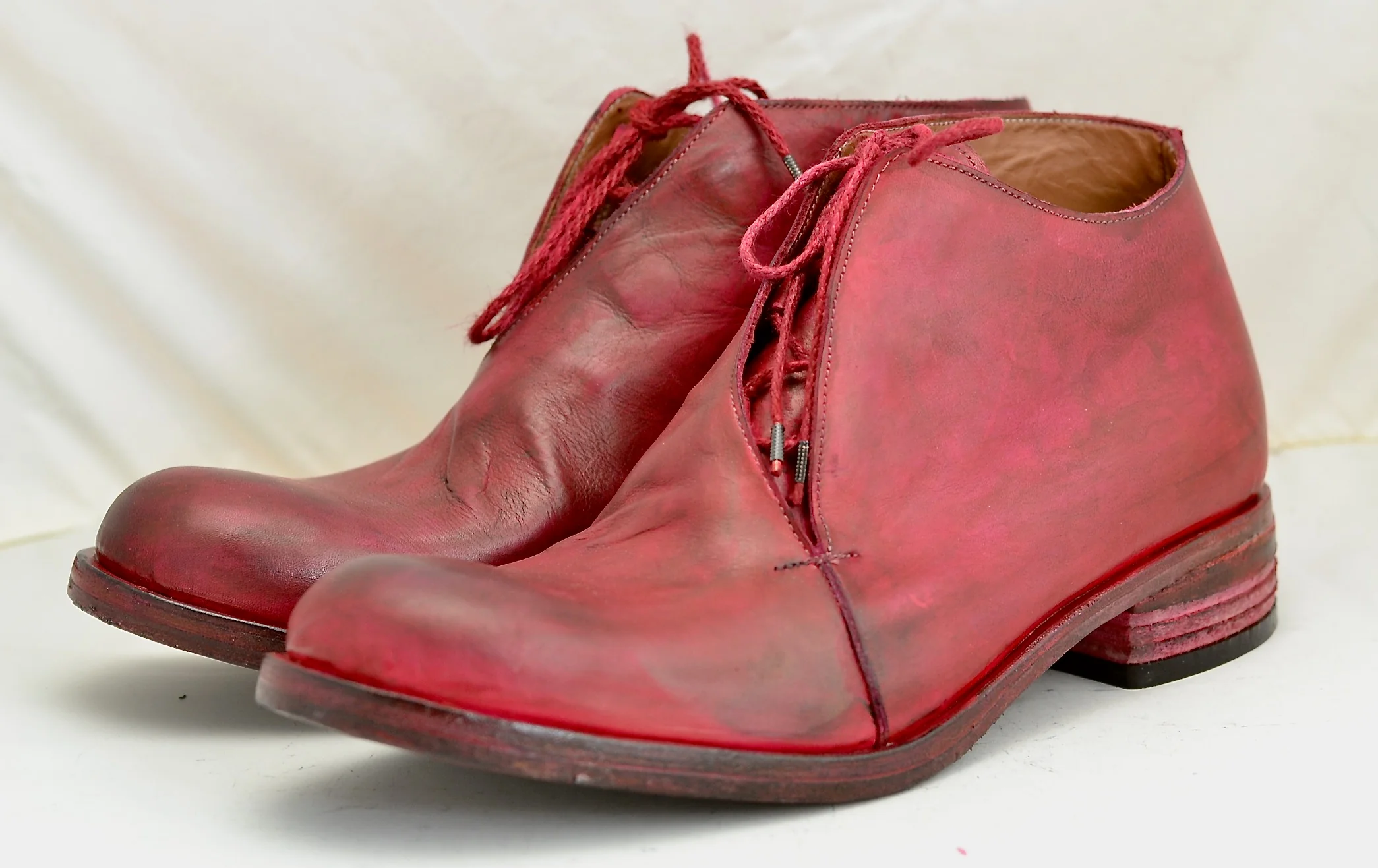 boot blind lace | pomegranate | Calf - Image 3