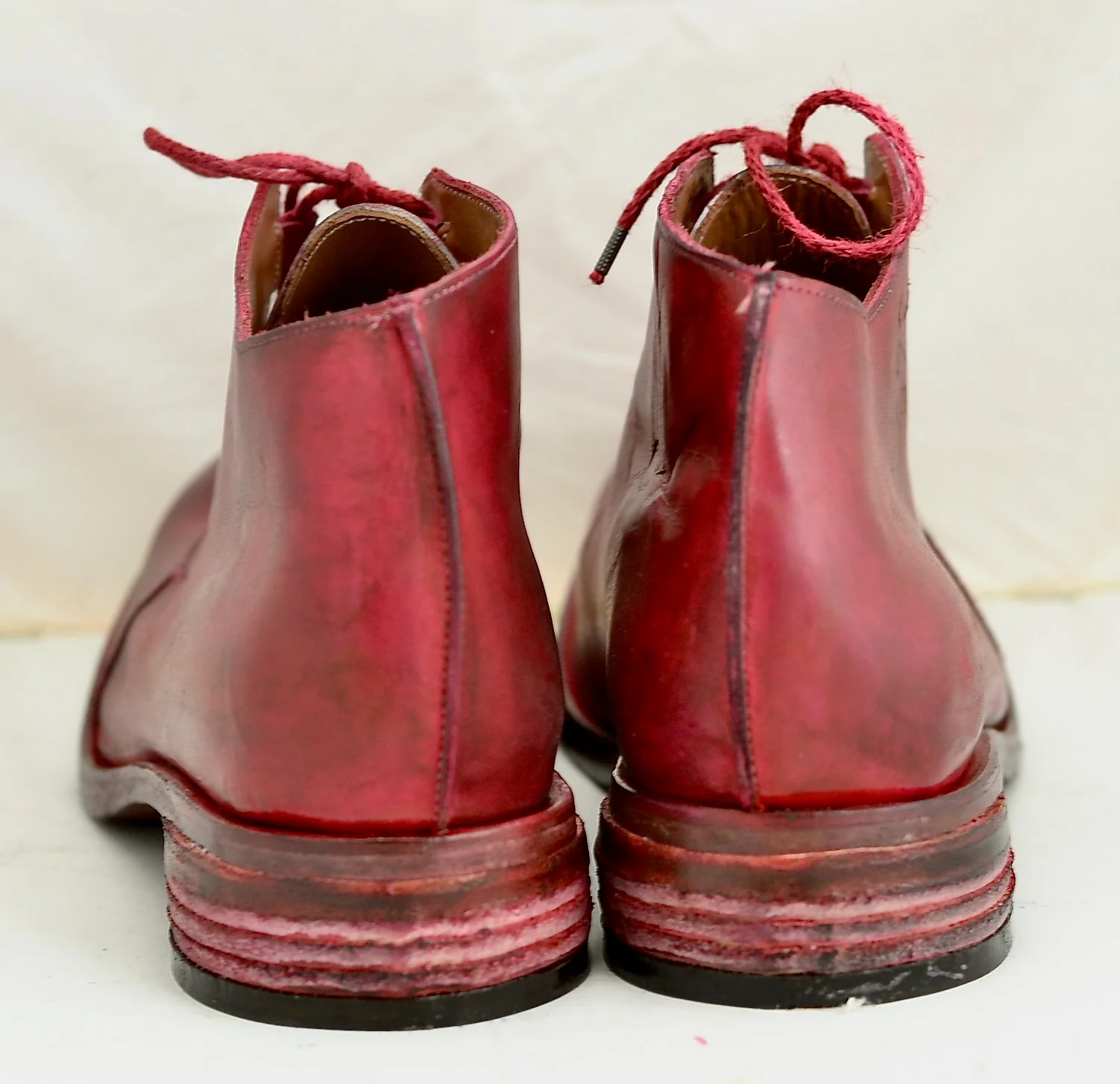 boot blind lace | pomegranate | Calf - Image 6