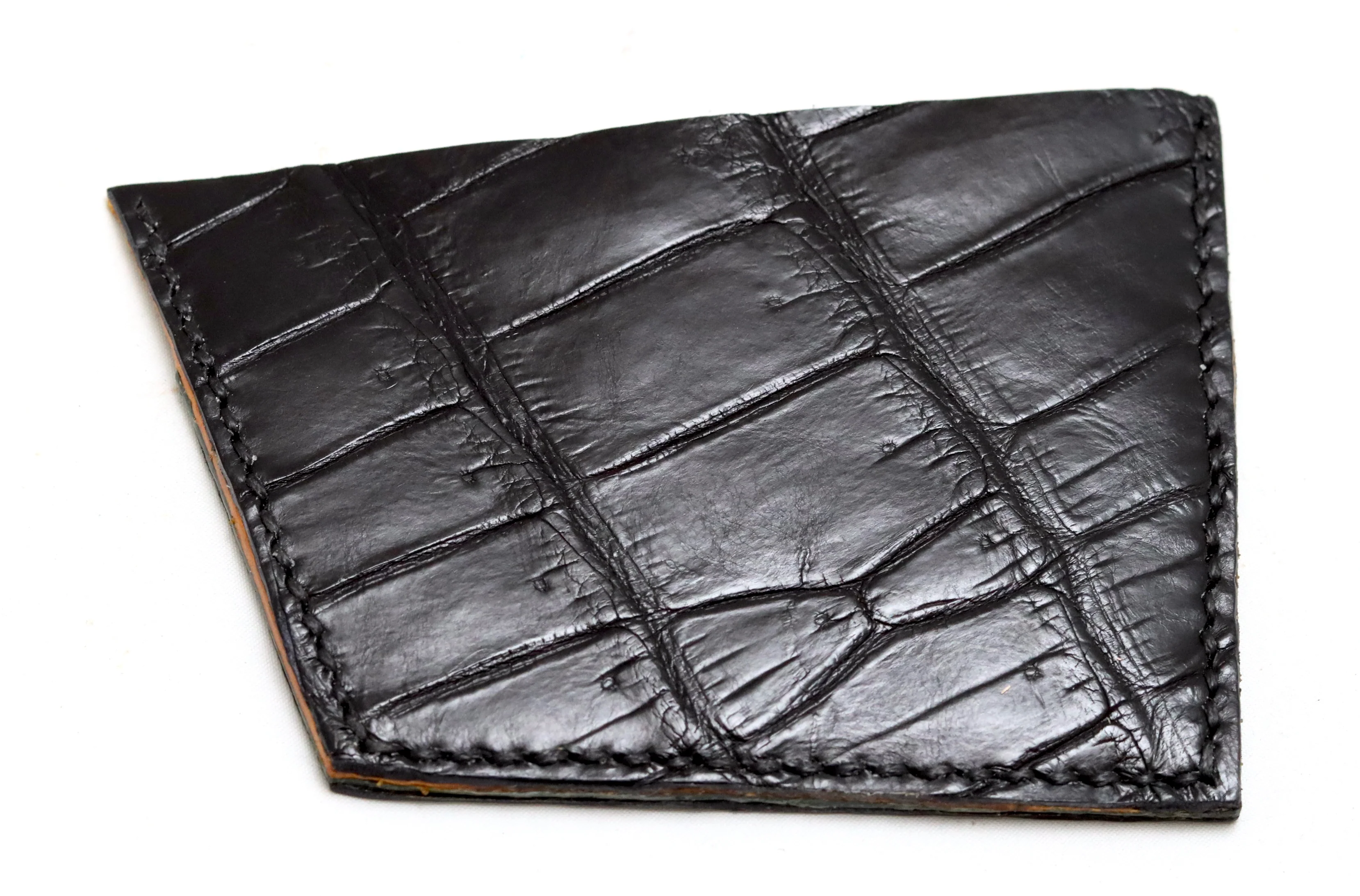 Card Wallet  |  Croc leather mix - Image 2