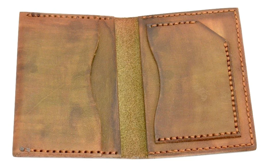 Card Wallet  |  tan stain | calf - Image 2