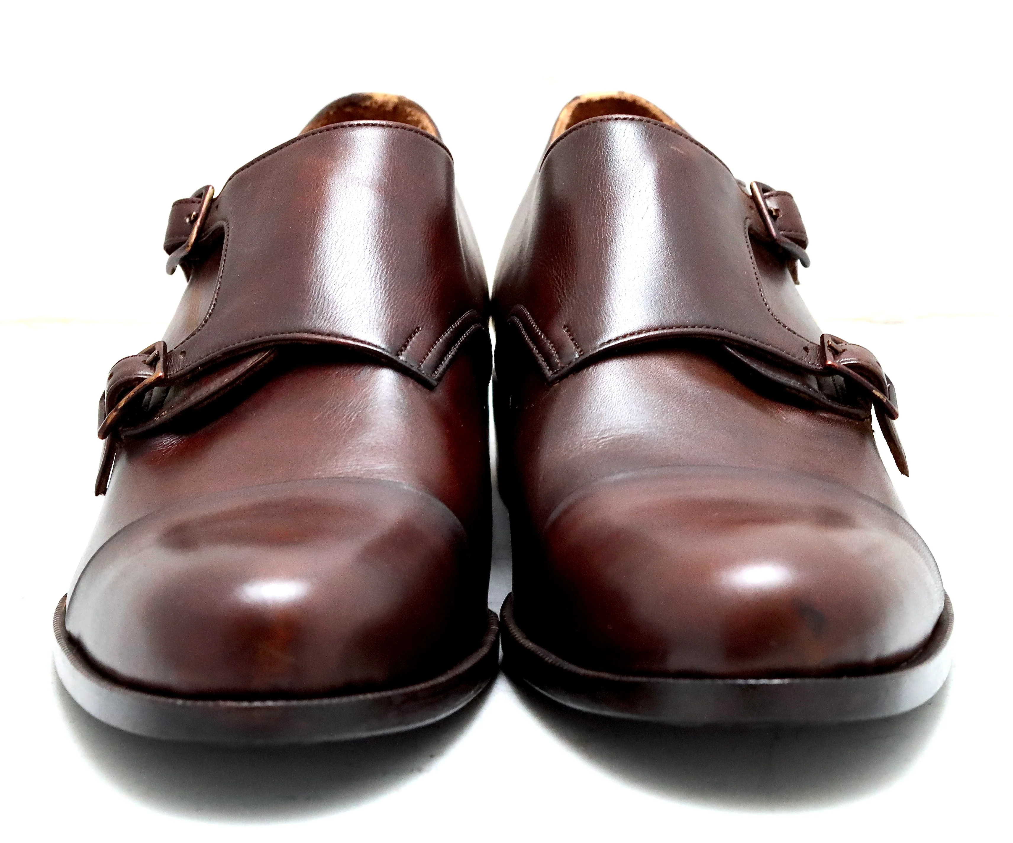Double Monk  |  burgundy brown | box calf - Image 3