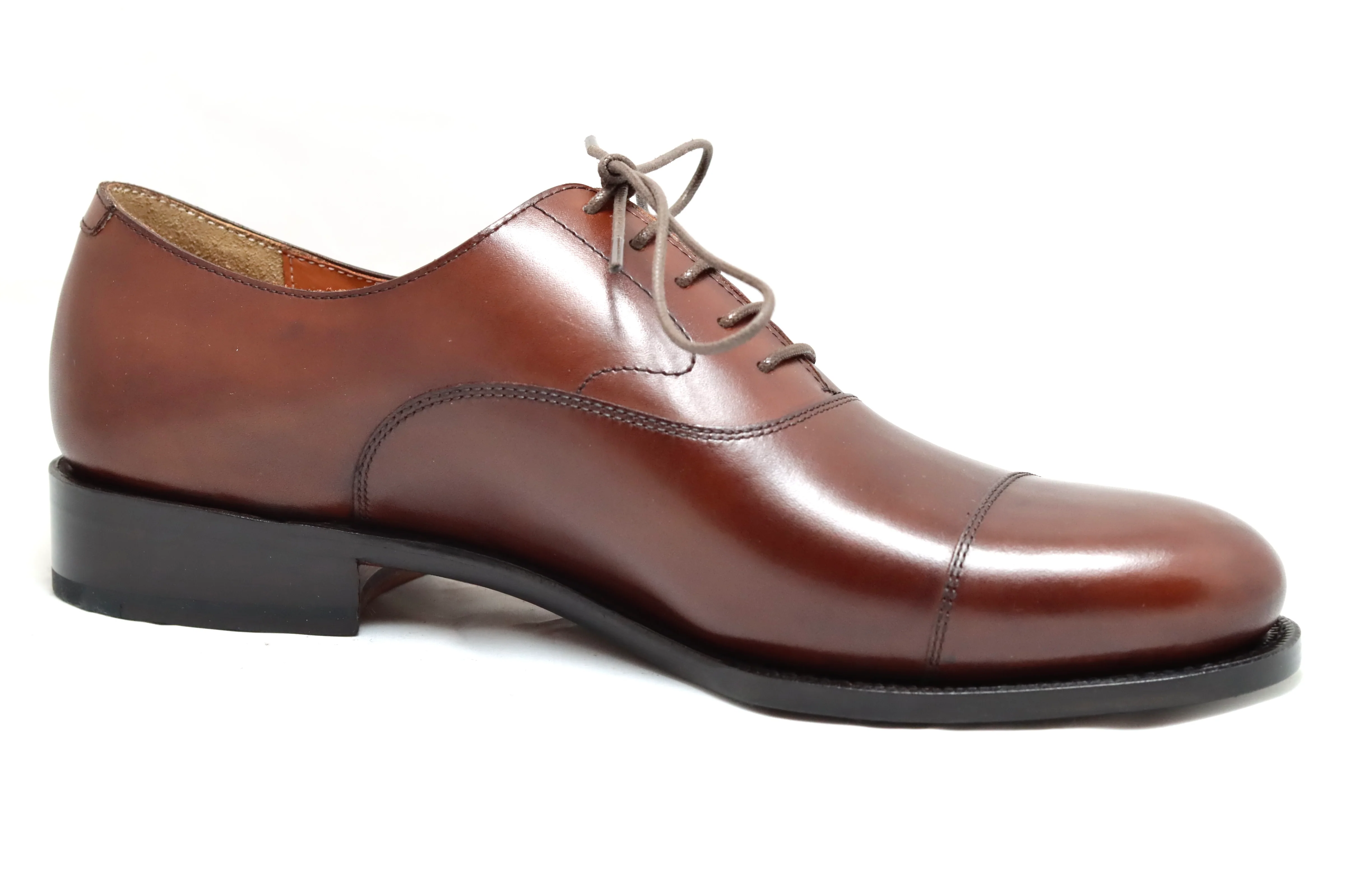 Oxford toecap |  brown | Calf | wide fit |Almond toe - Image 4