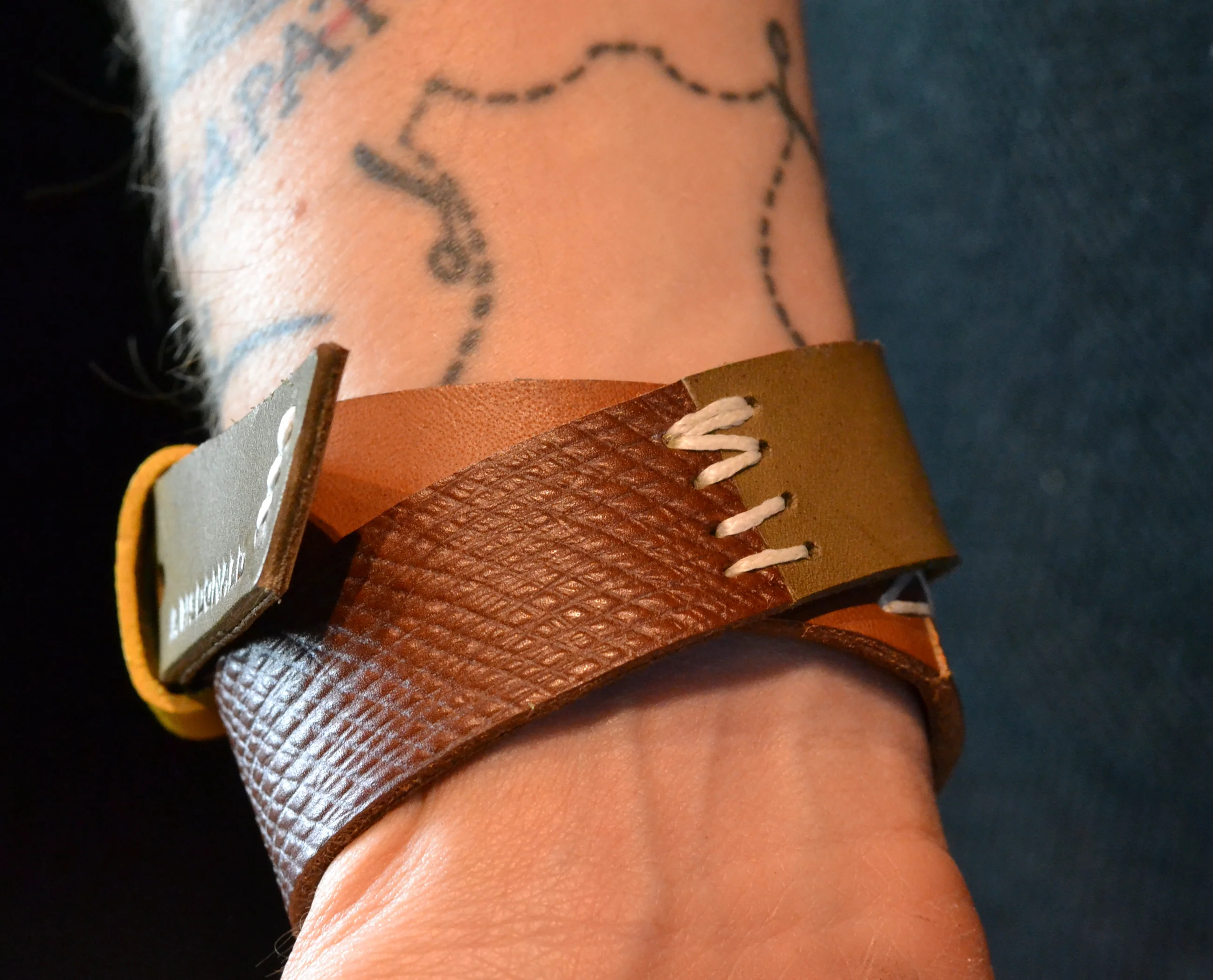 Wrist strap |  Mixed leather - Image 3