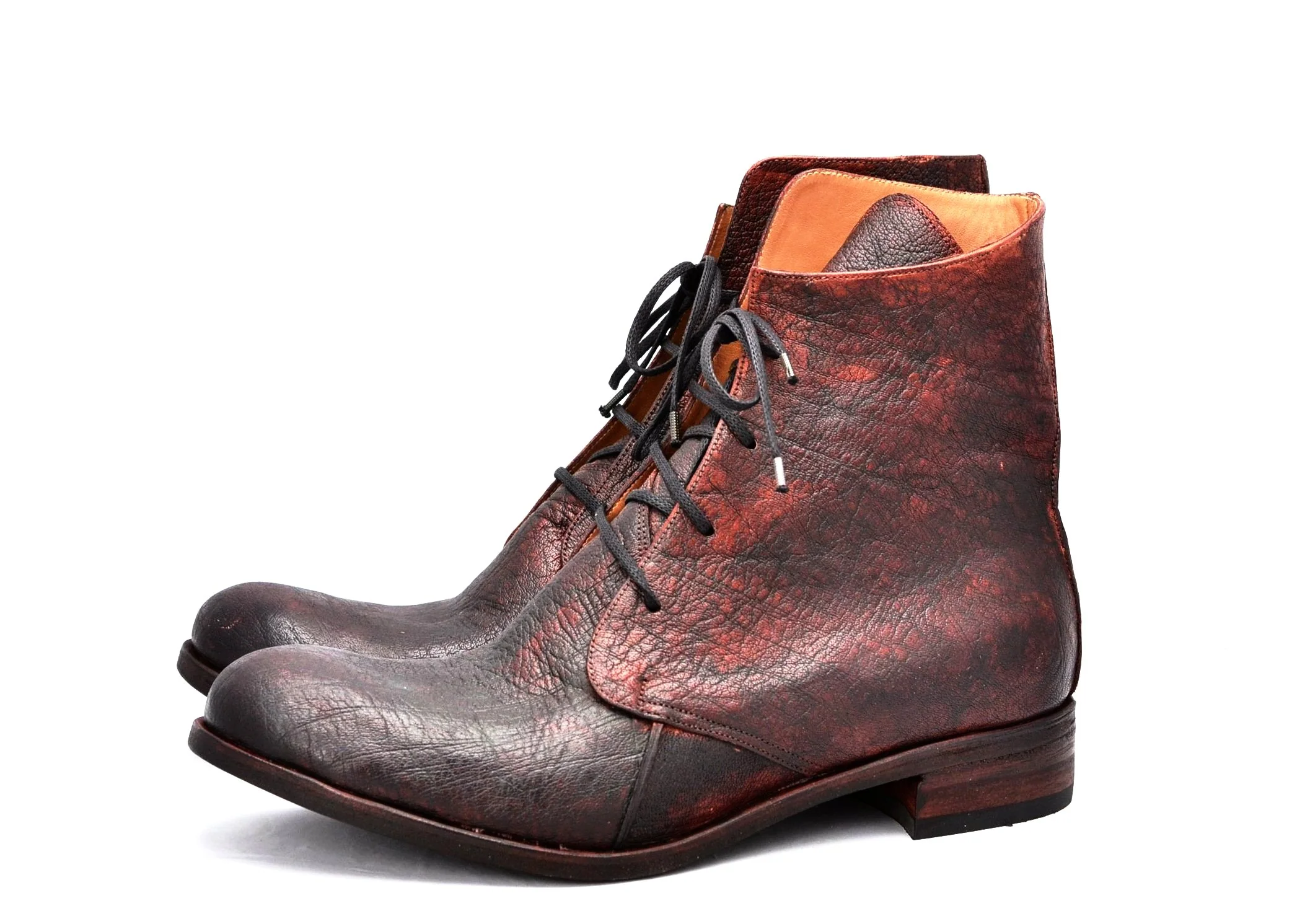Derby Boot | Bison burgundy overdye - Image 2
