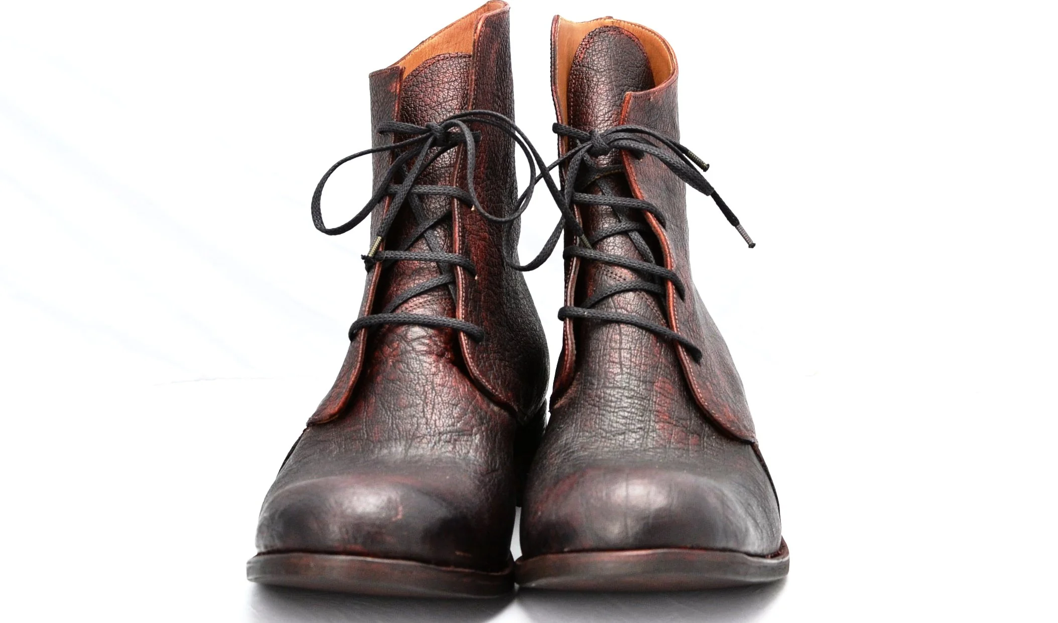 Derby Boot | Bison burgundy overdye - Image 3