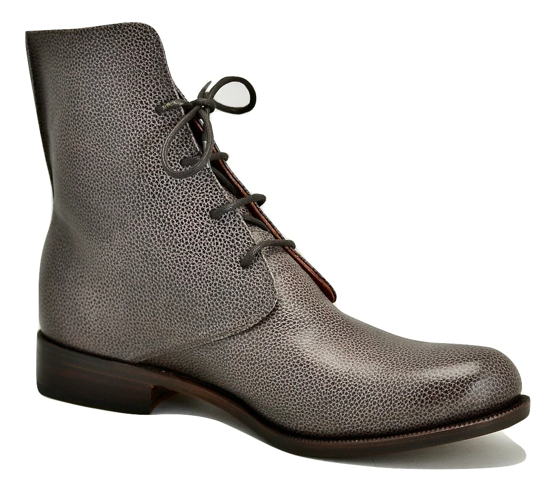 Derby Boot  | Damson pebble grain  | Calf - Image 3