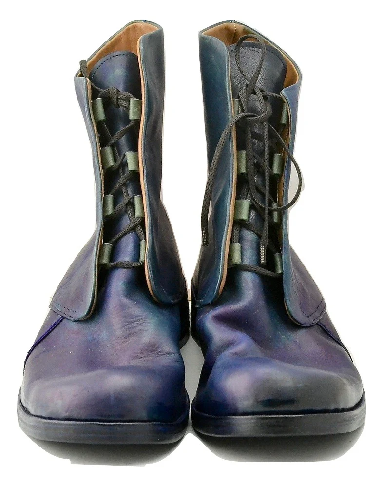 Derby Boot  |  electric blue calf - Image 2