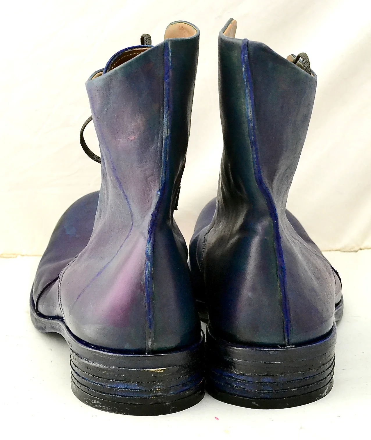 Derby Boot  |  electric blue calf - Image 3
