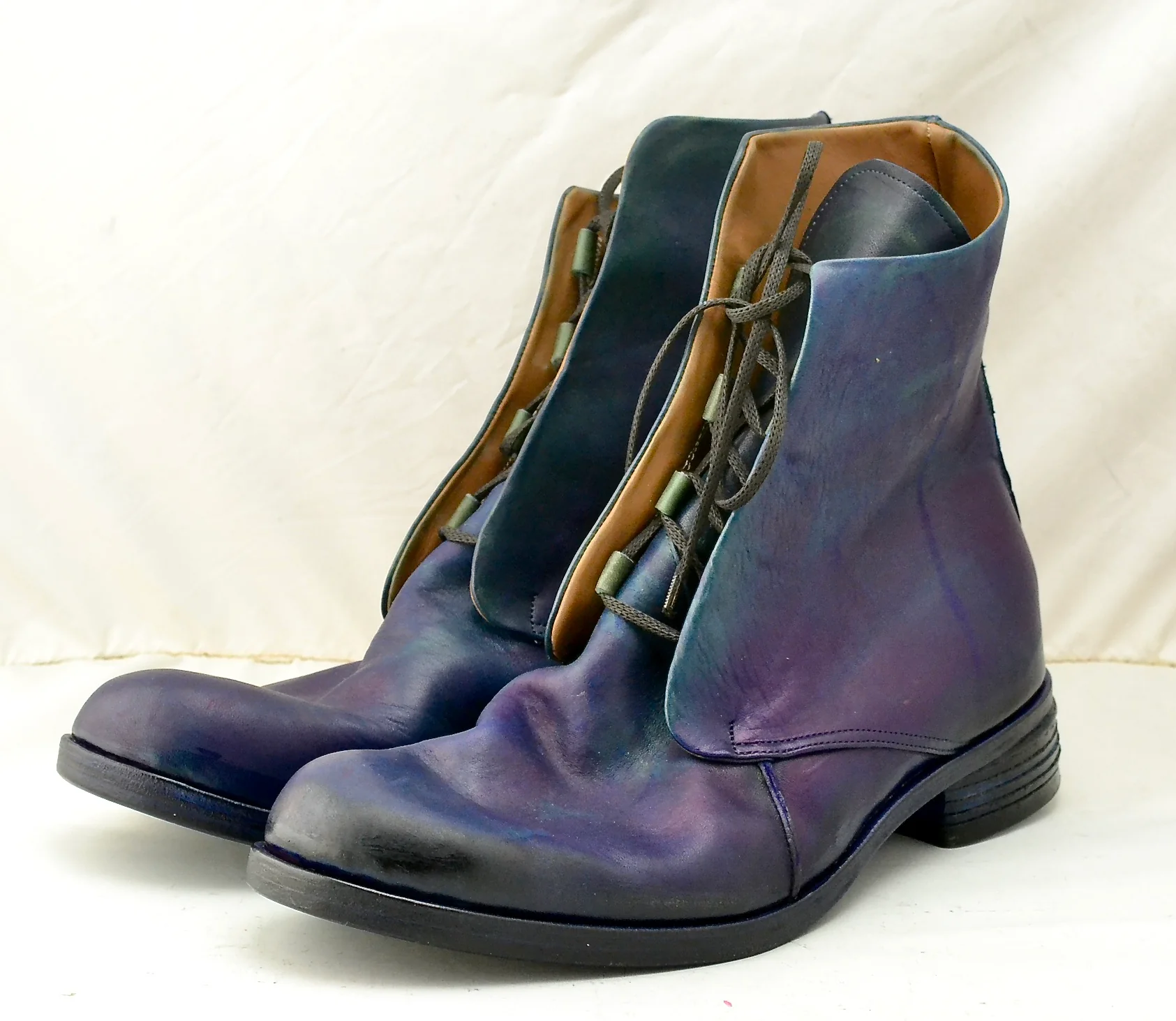 Derby Boot  |  electric blue calf - Image 4