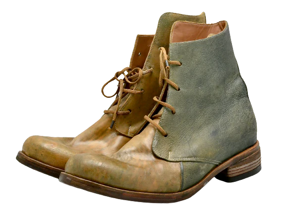 Derby Boot | Reverse blue | Cordovan - Image 3