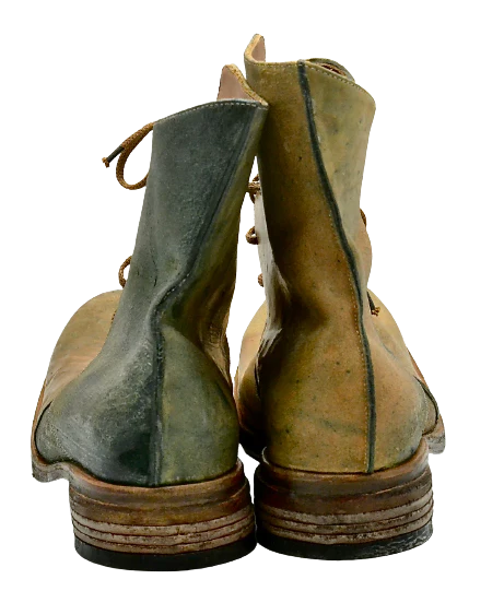 Derby Boot | Reverse blue | Cordovan - Image 5