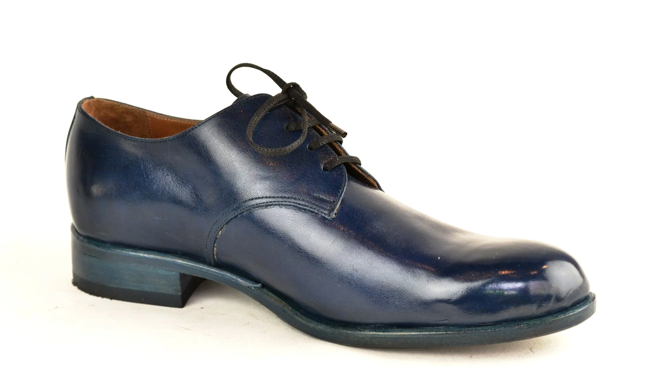 Derby  |  Midnight blue cordovan - Image 5