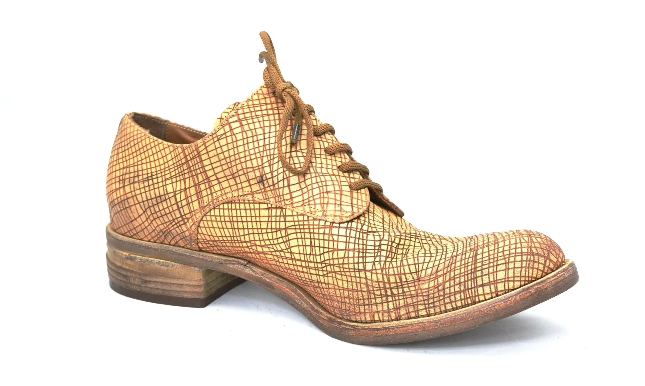 Asym Derby | engraved tan calf - Image 4