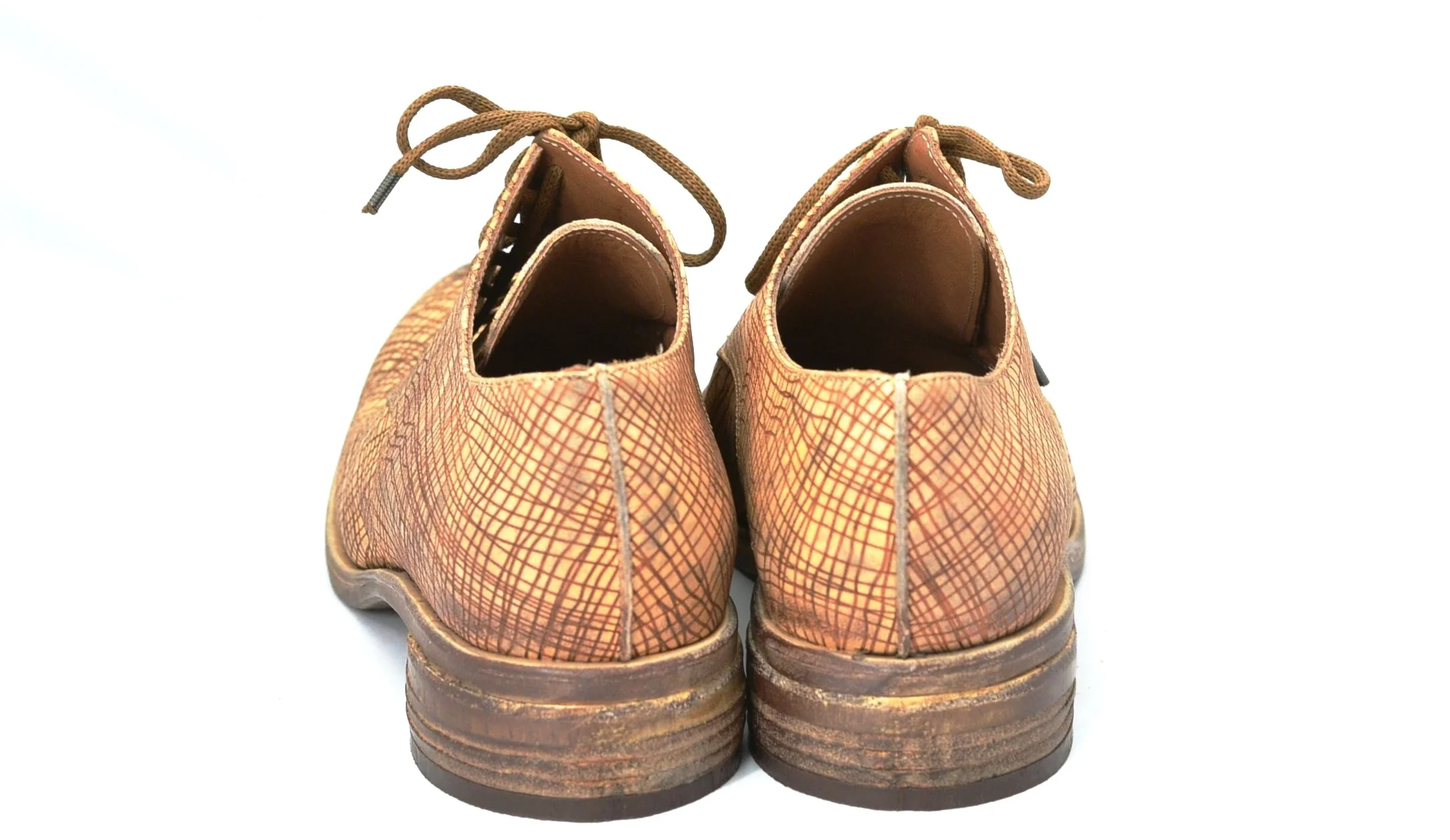 Asym Derby | engraved tan calf - Image 5