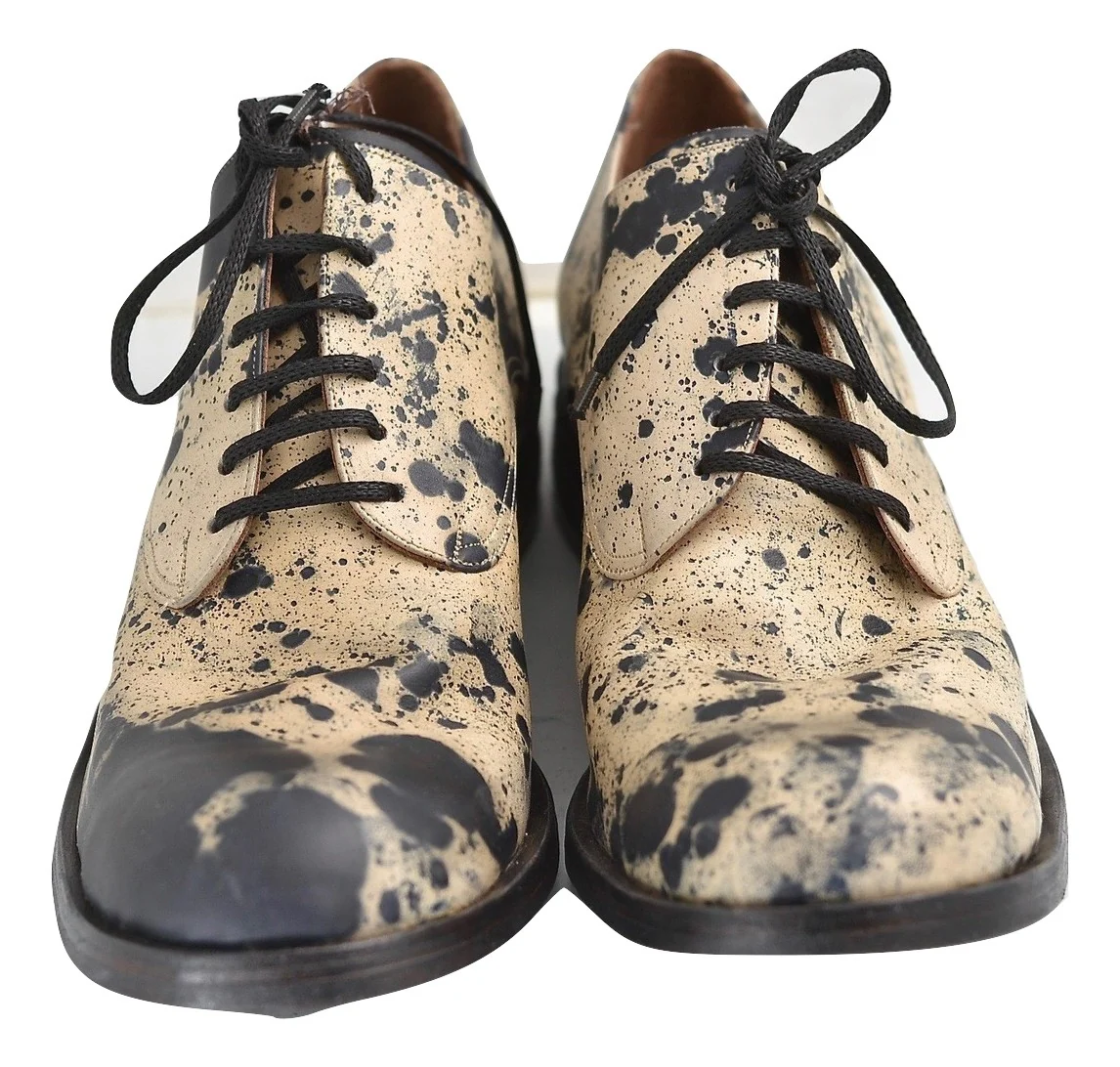 Derby Shoe / Dalmation calf - Image 5