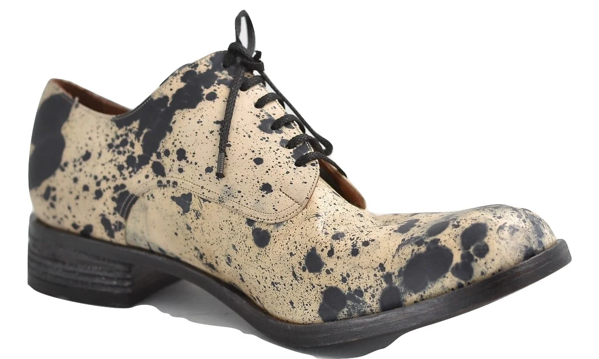 Derby Shoe / Dalmation calf - Image 6