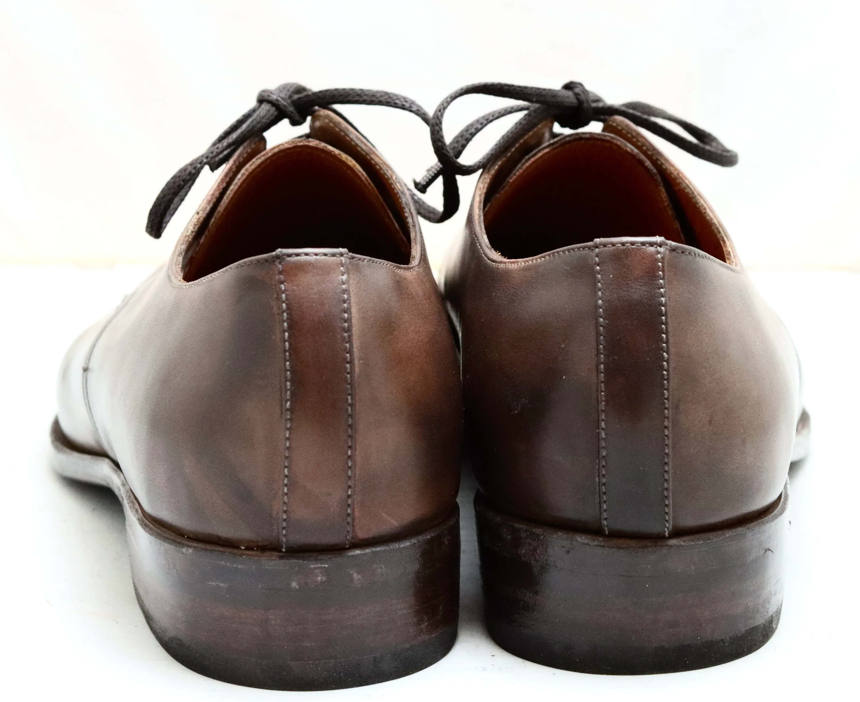 Derby shoe | Dark walnut | calf | wide fit - Image 4