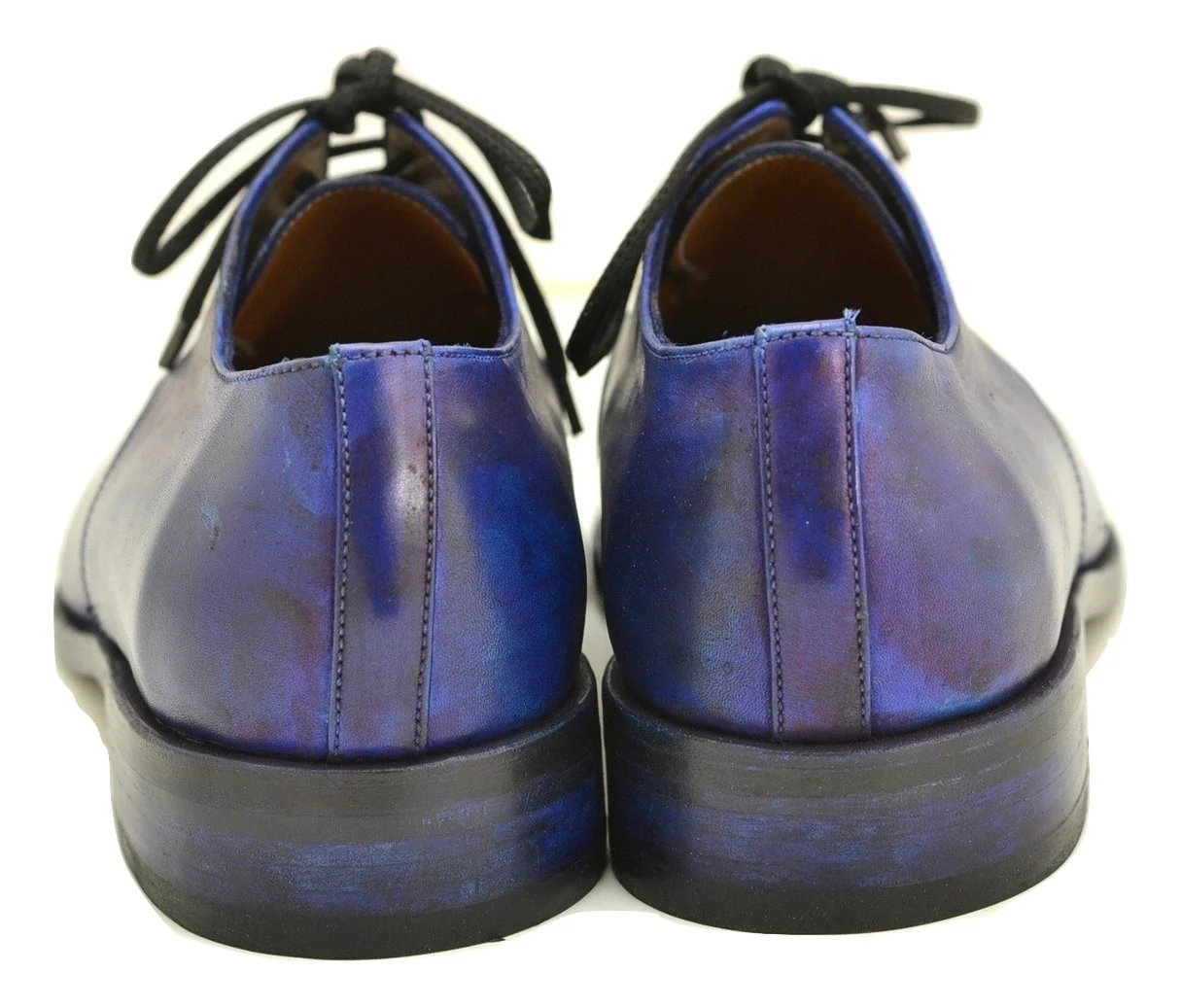 Derby shoe | Midnight blue | calf - Image 5