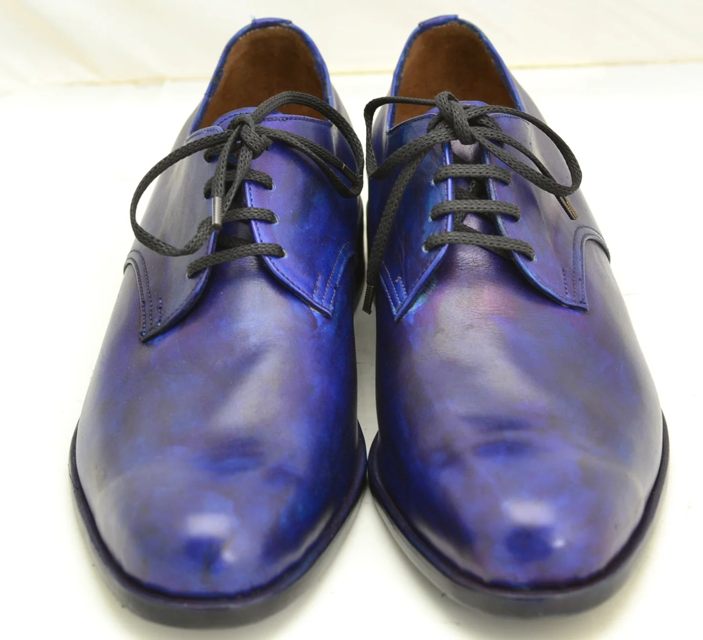 Derby shoe | Midnight blue | calf - Image 7