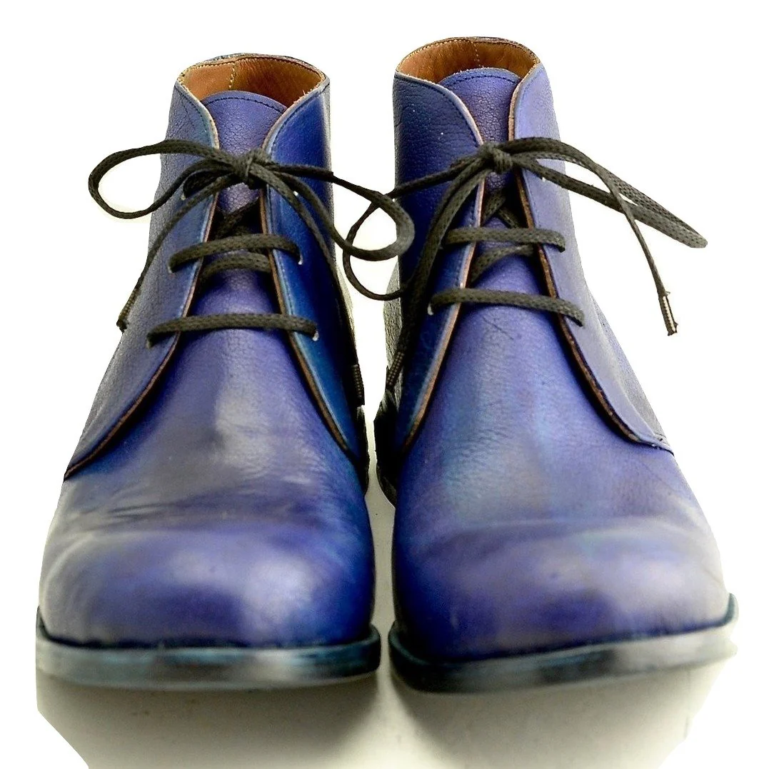 Desert Boot  |  Midnight blue bison - Image 3