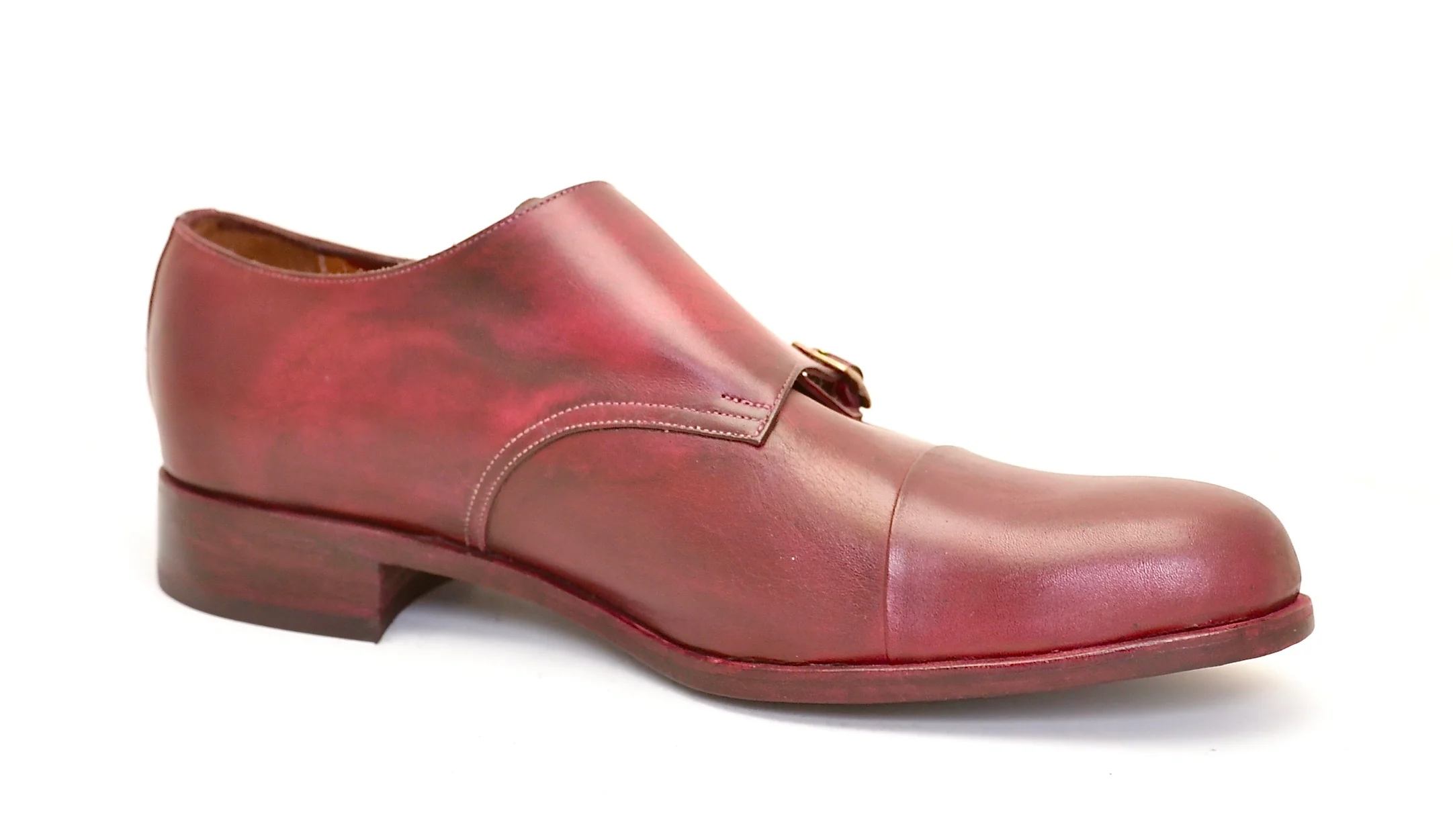 Double Monk  |  pomegranate | box calf - Image 5