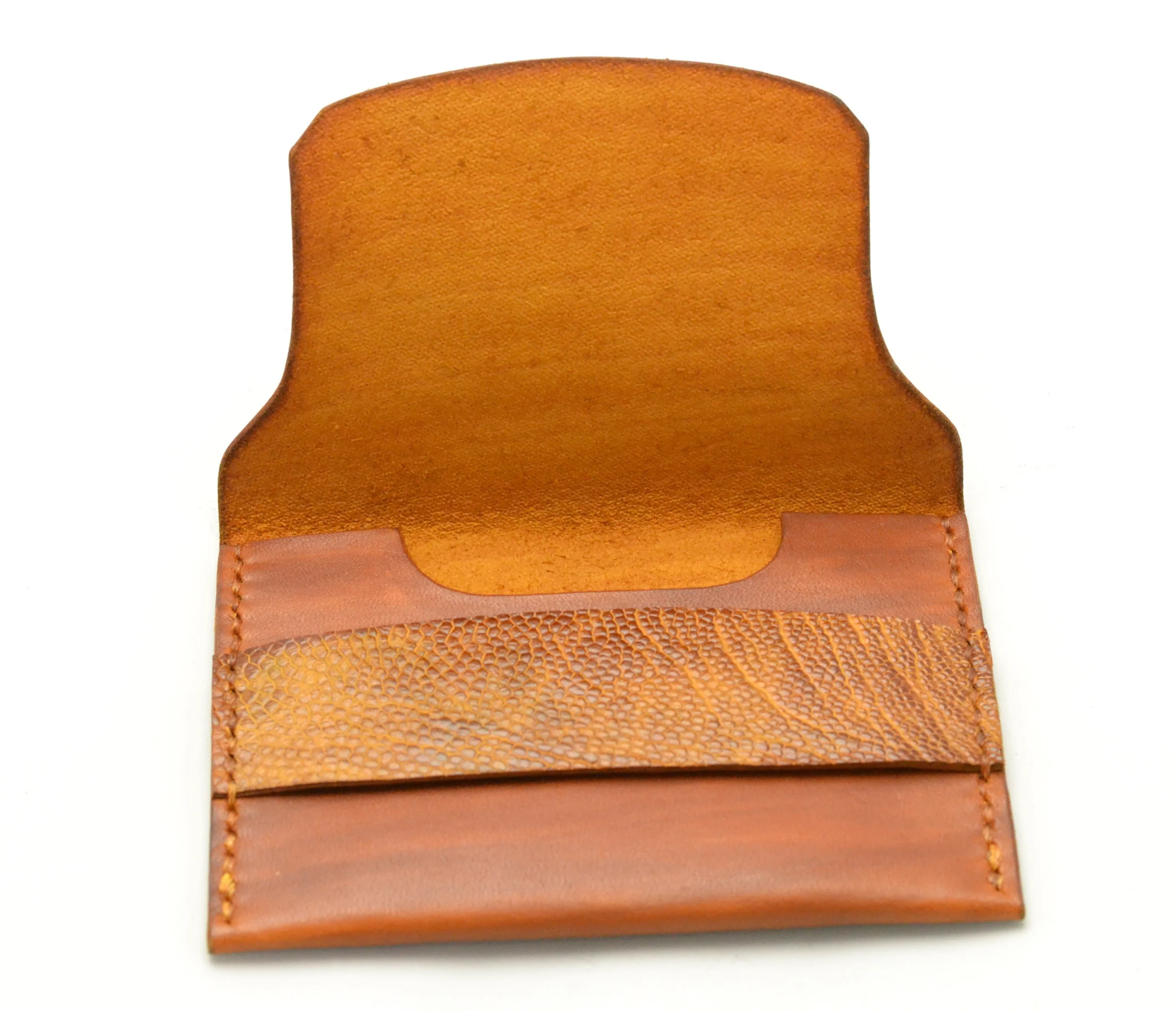 Flap fold Wallet | tan | calf - Image 3